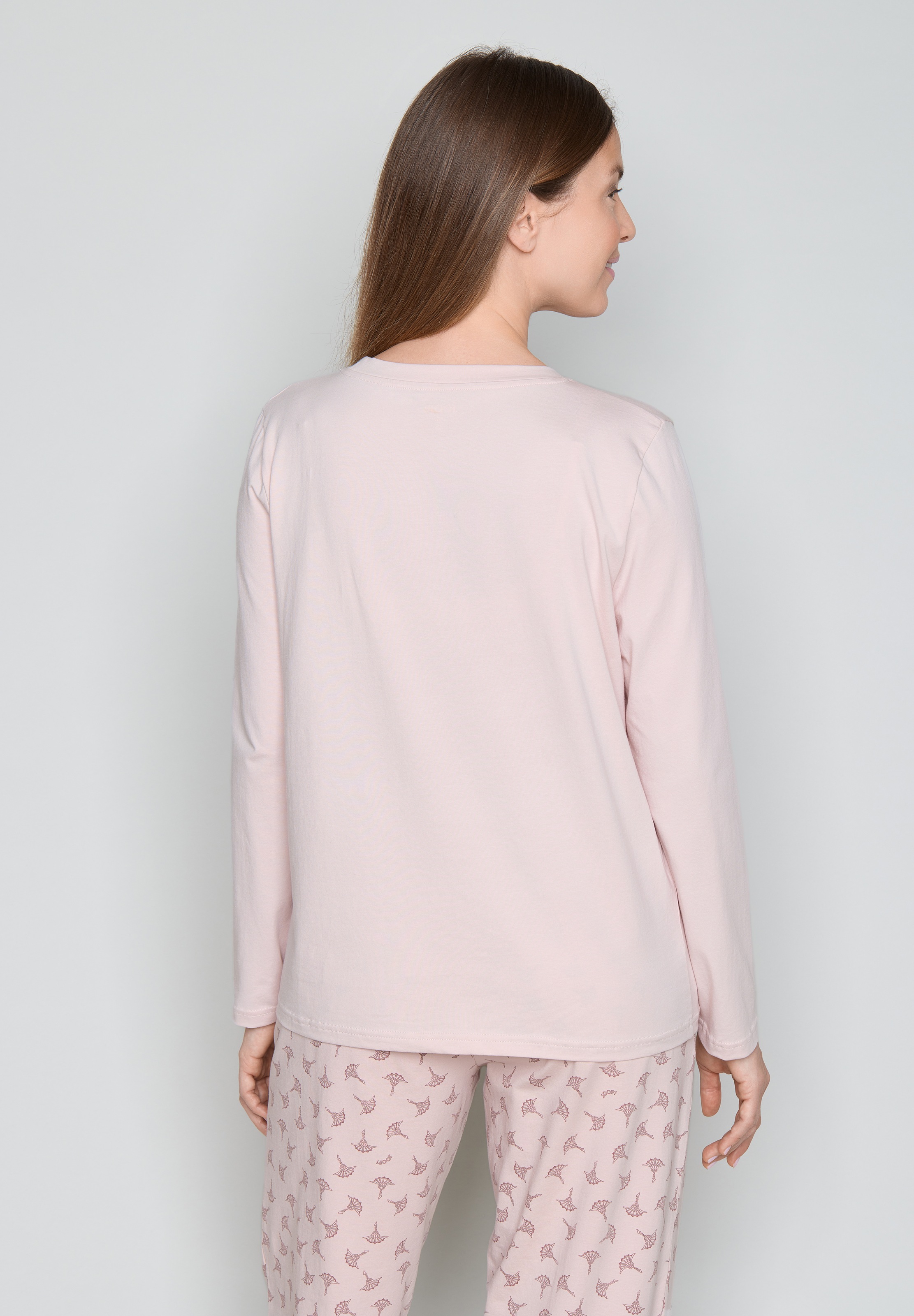 JOOP! Pyjama mit langem Schnitt, aus Jersey und Baumwollmischung, im JOOP! Stil