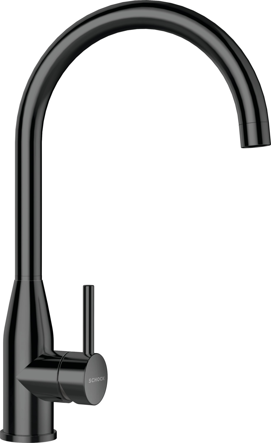 Schock Robinetterie de cuisine »Kavus« Hochdruck, Festauslauf, Flüsterperlator, Schwenkbereich 360°