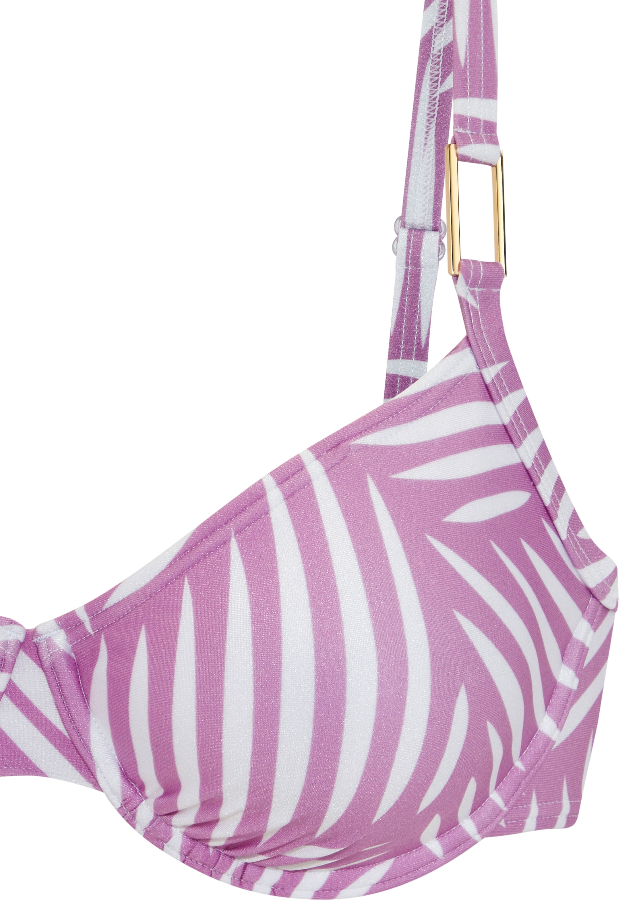 LASCANA Haut de bikini à armatures »Liv« Mit goldfarbenen Schnallen