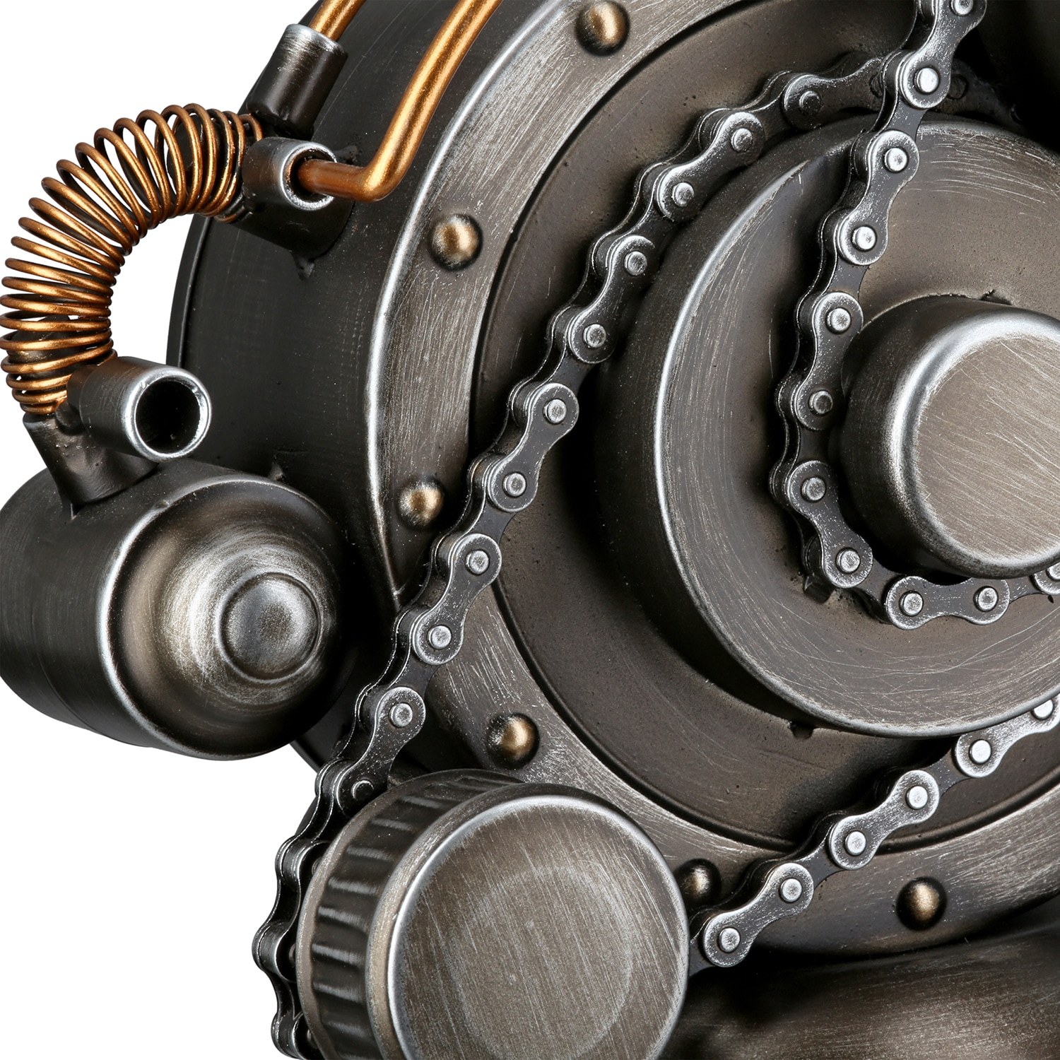 Casablanca by Gilde Tischuhr »Tischuhr/Spardose rund Cada silberfarben H. 25 cm«