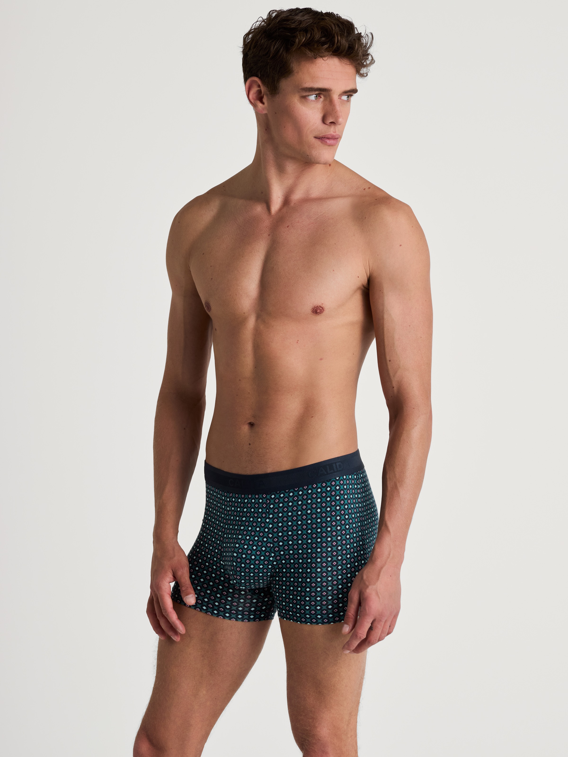 CALIDA Boxershorts »Focus Trend 3« mit Softgummibund, elastisch, Single Jersey-Qulität