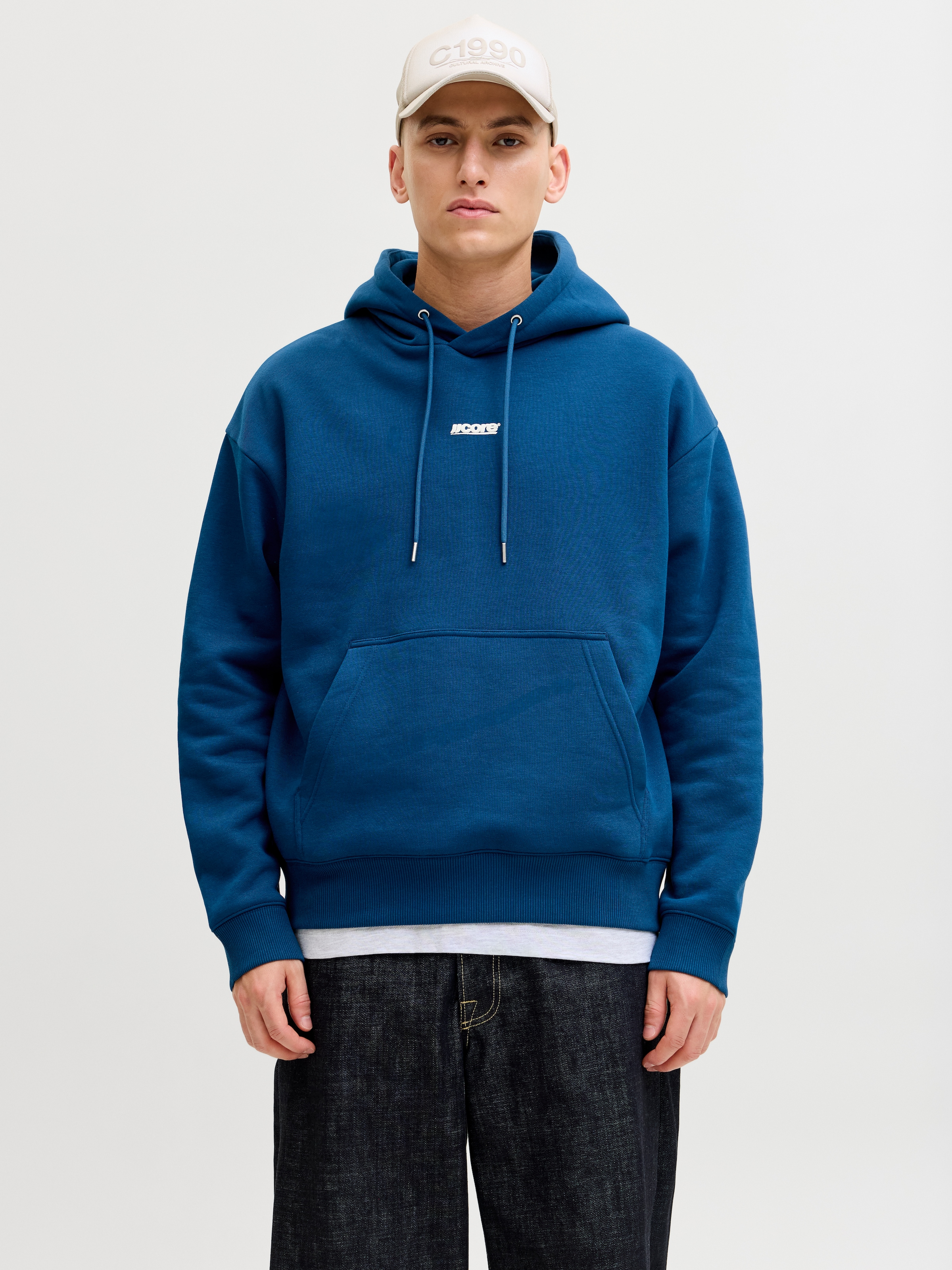 Jack & Jones Kapuzensweatshirt »JCOCLUB BACKPRINT SWEAT HOOD«, mit Print
