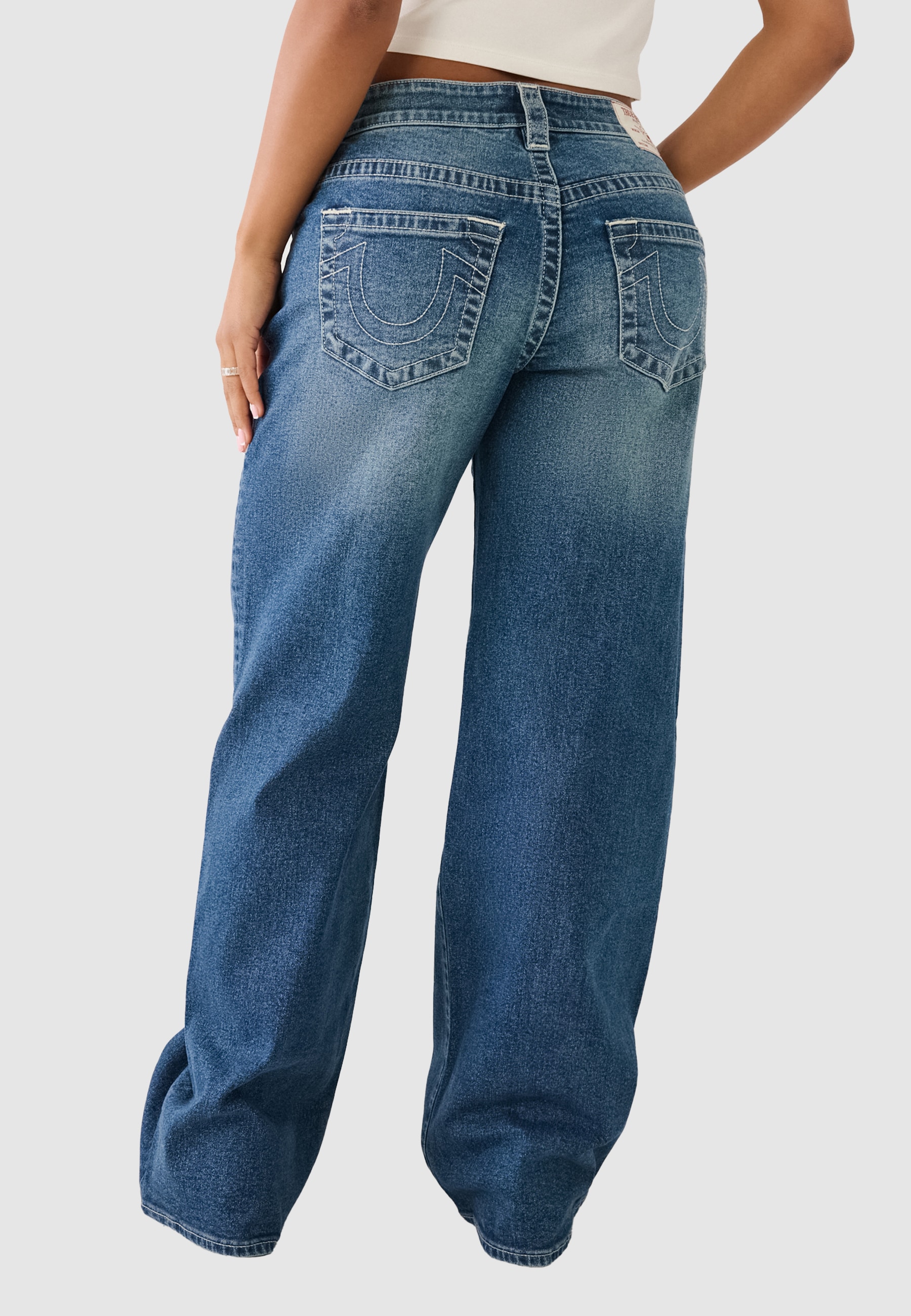 True Religion Loose-fit-Jeans »BOBBI BAGGY JEAN« Baumwollmischung, loose fit, regular waist