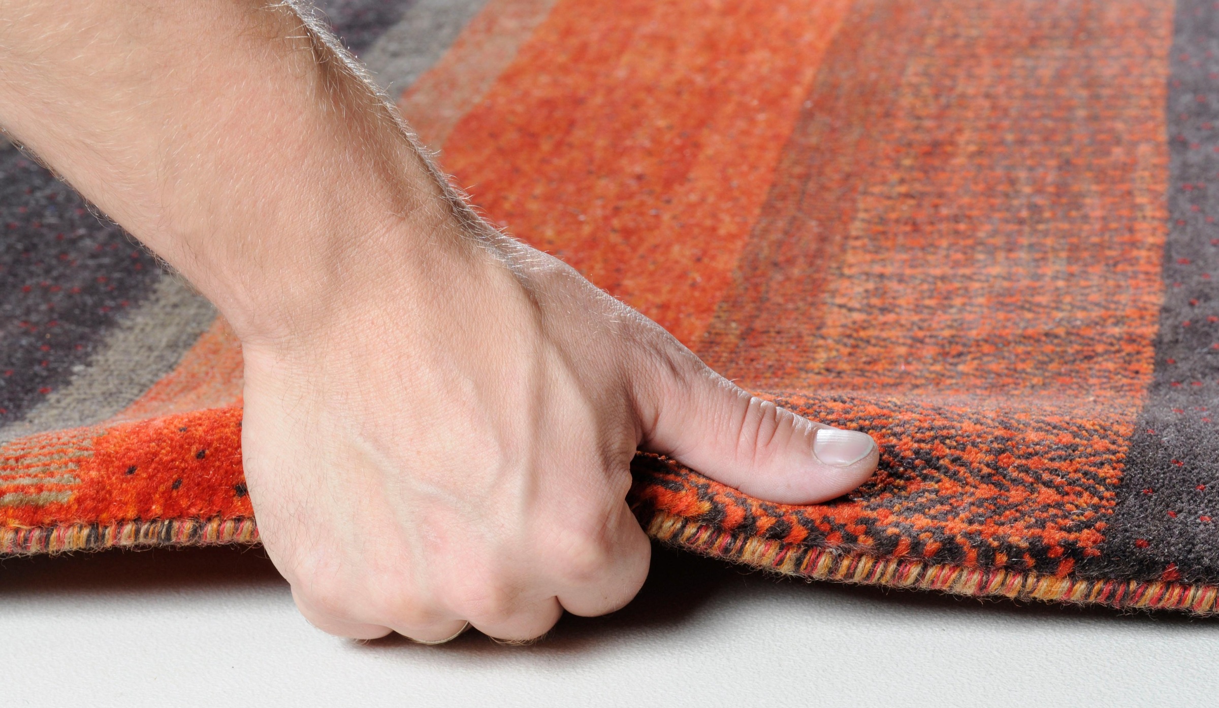 THEKO Wollteppich »Lori Astara 1025« rechteckig 16 mm Höhe reine Wolle, handgeknüpft, ideal im Wohnzimmer & Schlafzimmer