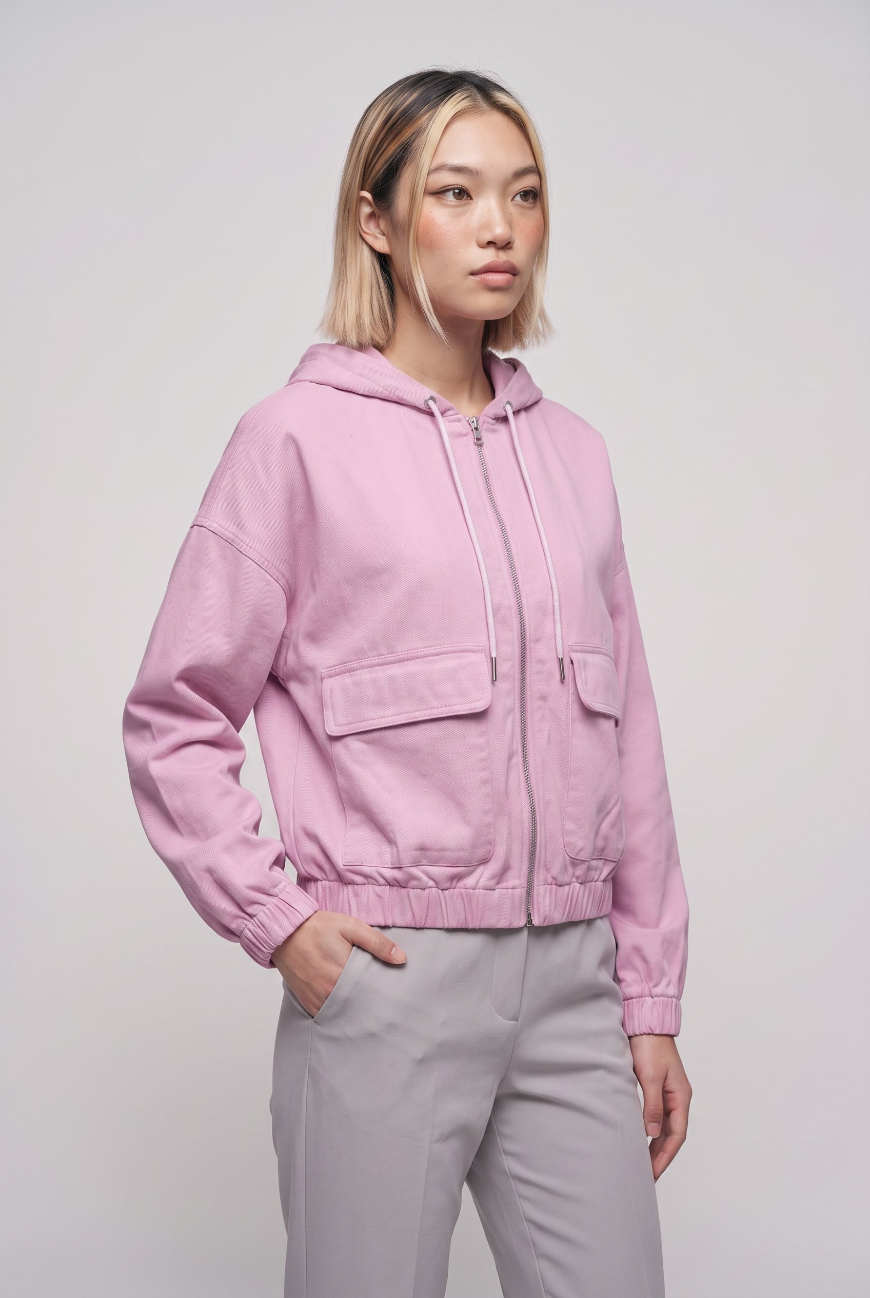 ONLY Parka »ONLKENZIE-SOFT LIFE L/S JACKET CC PNT« mit Kapuze elastische Bündchen