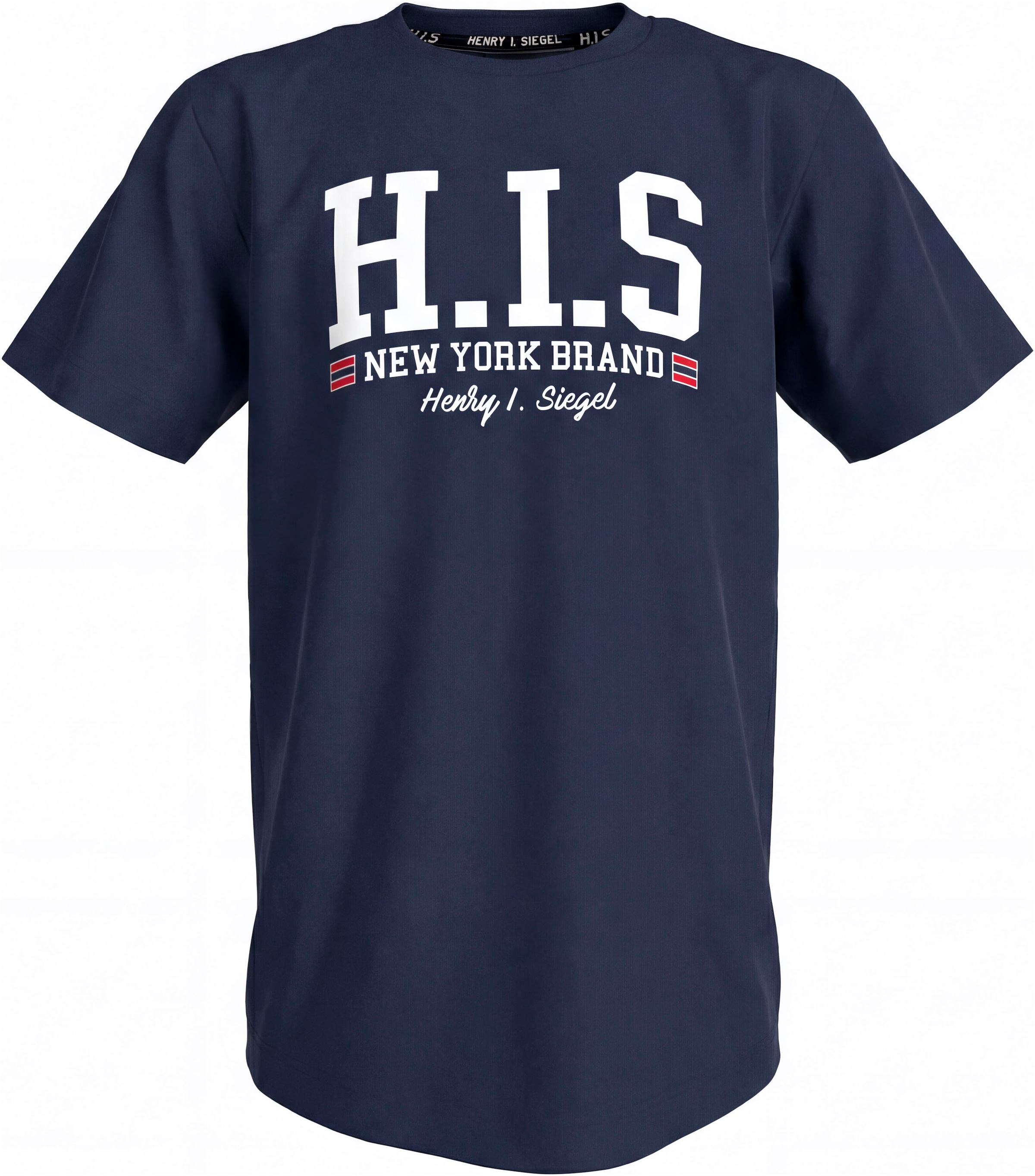 H.I.S T-shirt »2er Pack T-Shirts mit Logodrucken für Jungen« Packung, 2, 2 pièces Basic Schnitt, kurze Ärmel, bedruckte Optik, Logodrucke