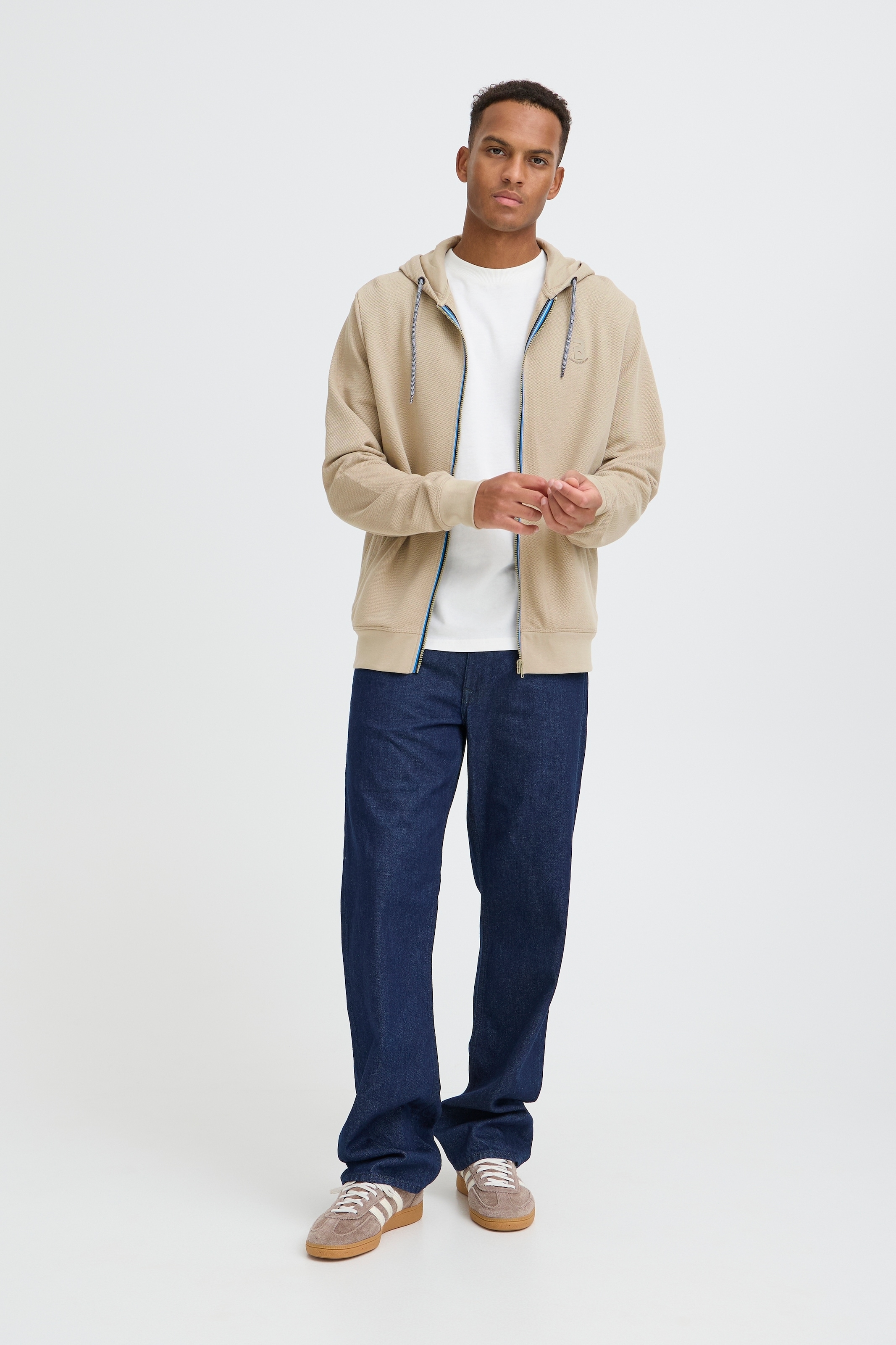 Blend Kapuzensweatshirt »BHJUMA PIQUE ZIPP SWEAT«
