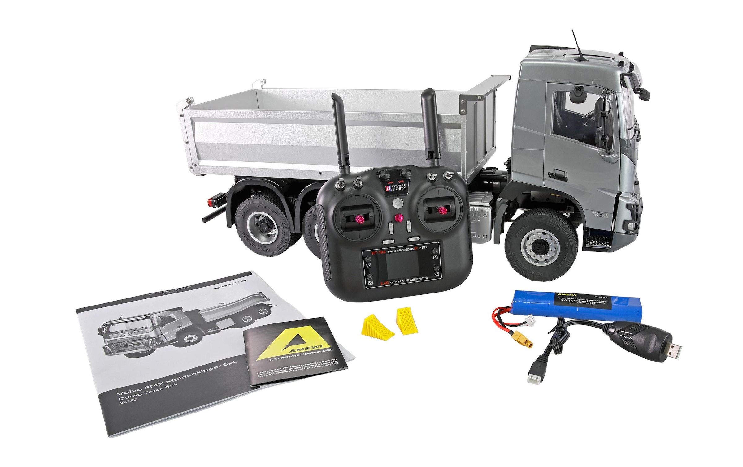 Amewi CAMION RC »Volvo FMX E015 Muldenkipper 6 x 4 1:14 RTR«
