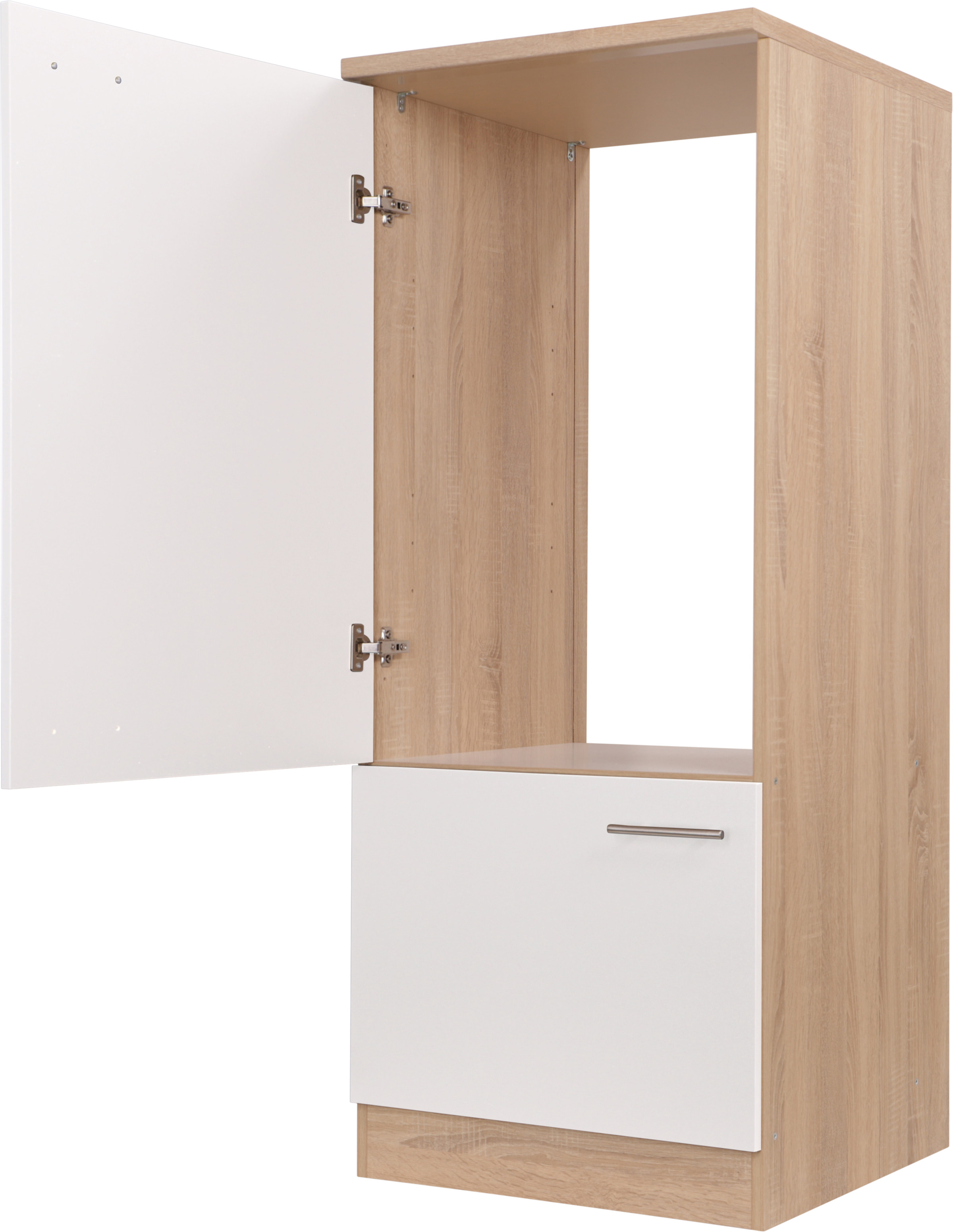 RESPEKTA Kühlumbauschrank »Merle« Breite 60 cm, Türen wechselseitig anschlagbar, Höhe 144,8 cm