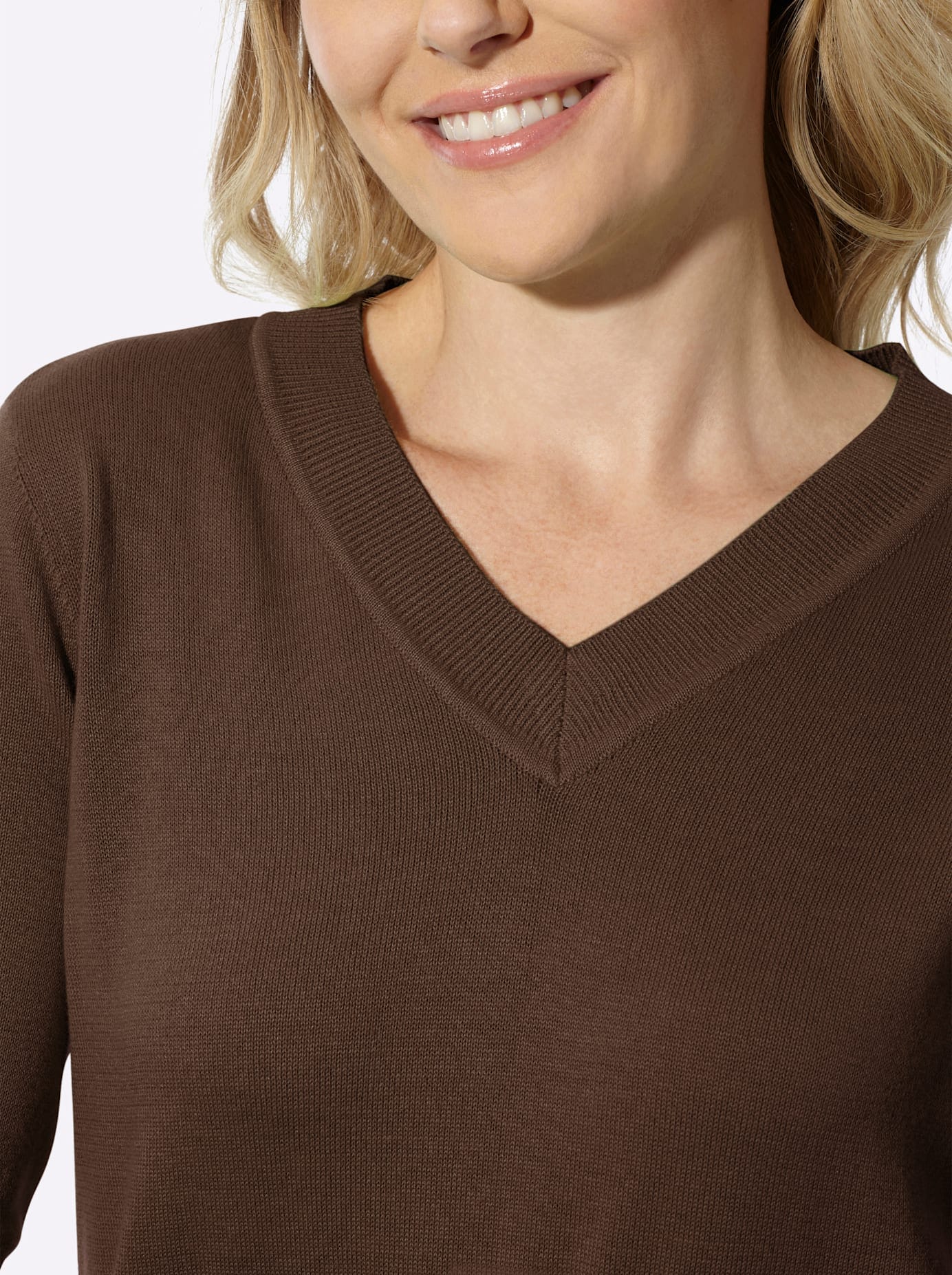 Classic Basics Pull col V »V-Ausschnitt-Pullover«
