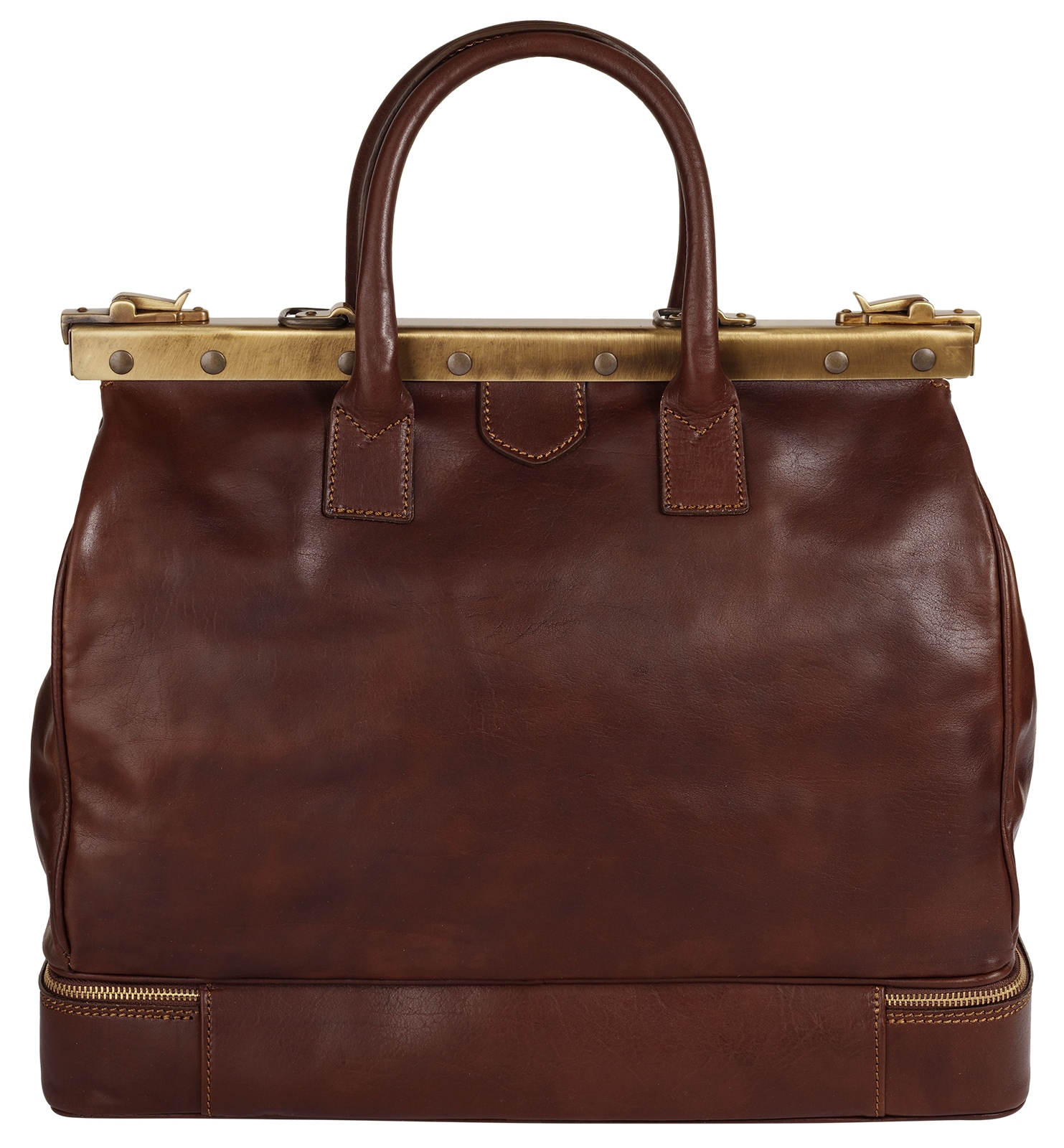 Piké Sac de voyage echt Leder, Made in Italy