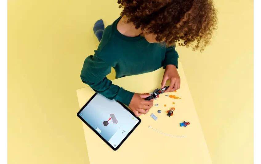 LEGO® Konstruktionsspielsteine »Marvel Spider-Man vs. Ghost Rider auf seinem Motorrad 76335«