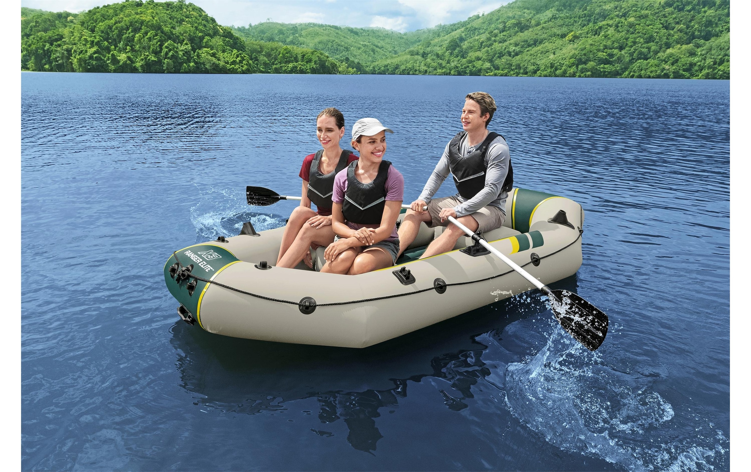 Bestway Bateau pneumatique »Hydro-Force Komplett-Set Ranger Elite X3« Gummiboot