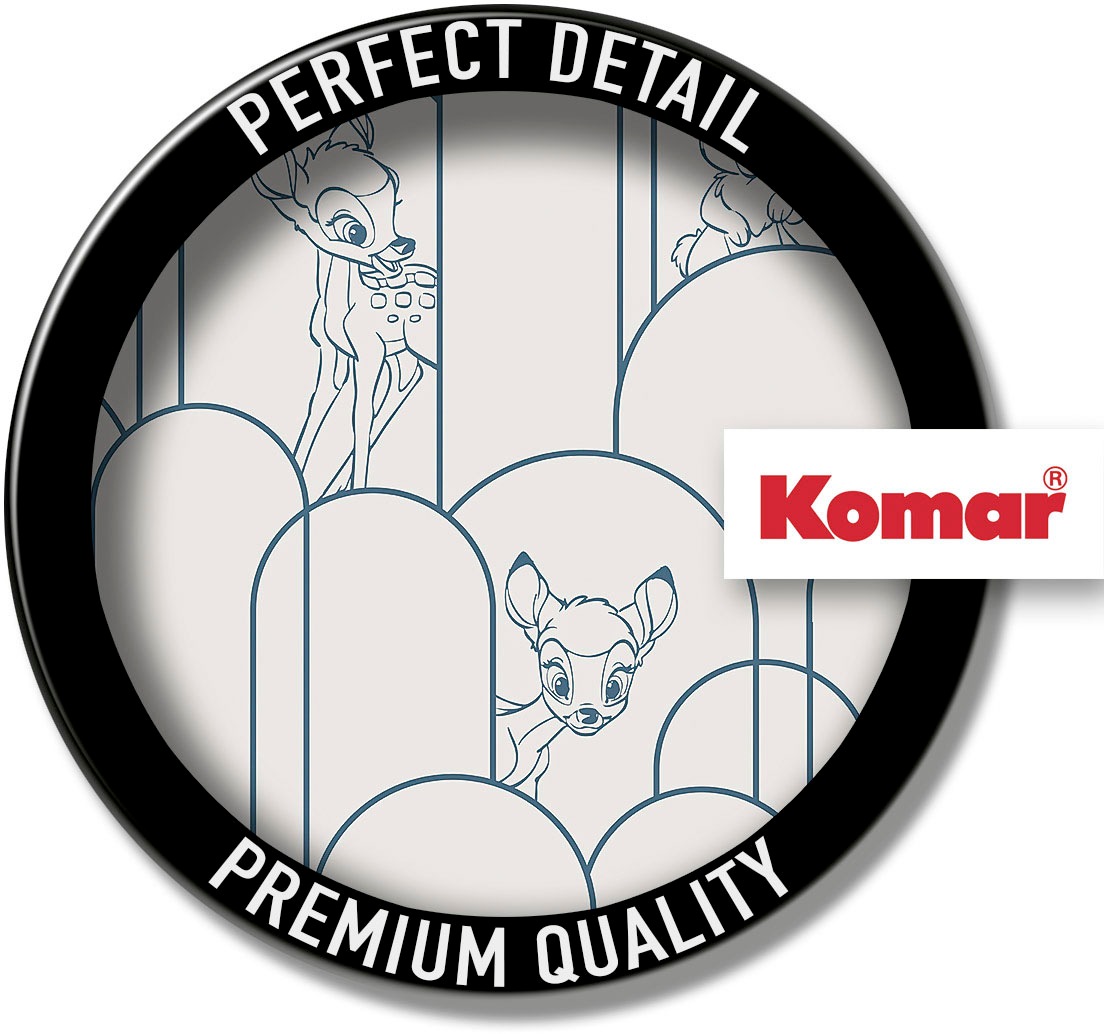 Komar Vliestapete »Digitaldruck Vlies -  Hide away Bambi - Grösse 250 x 250 cm« bedruckt glatt Kinderzimmer