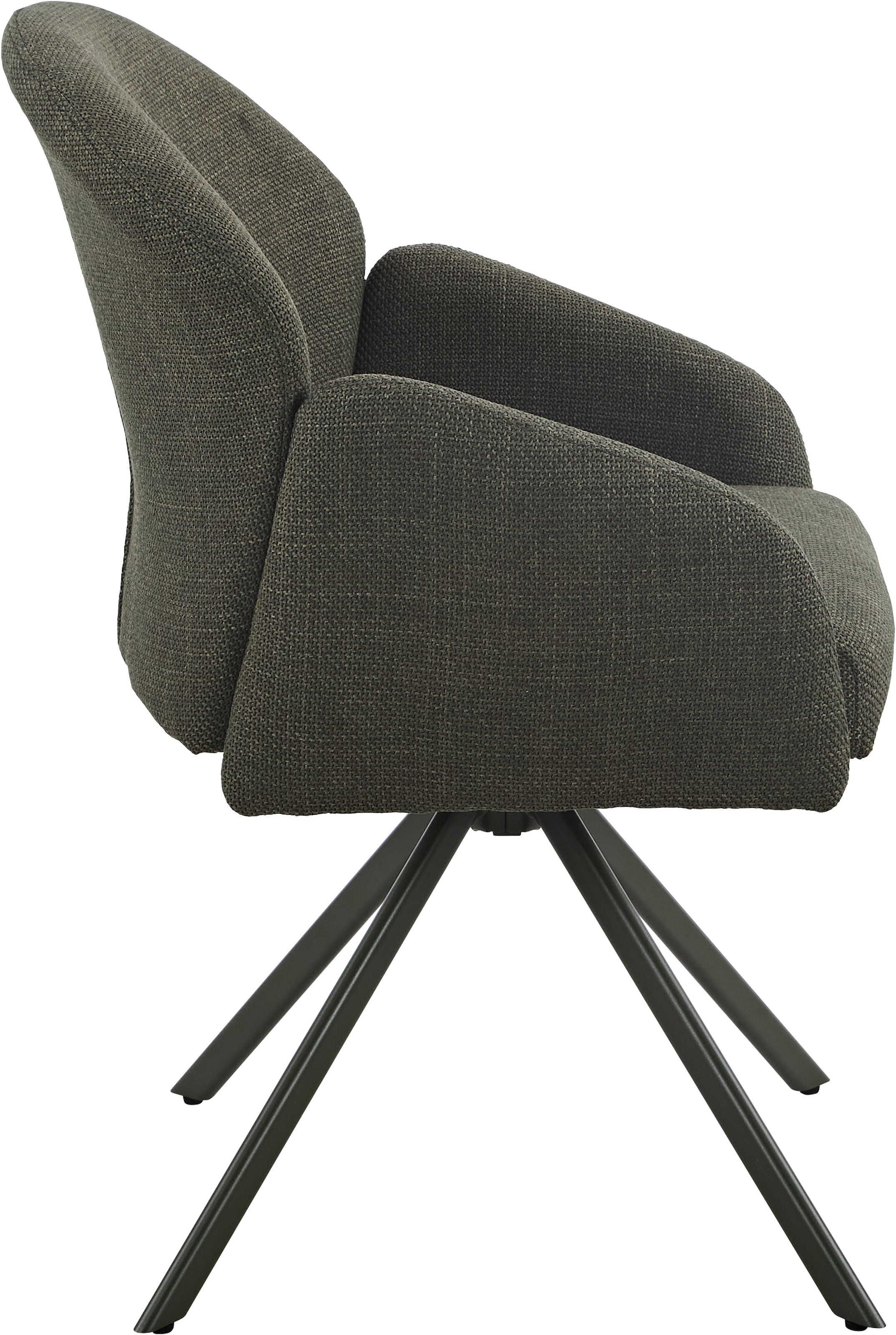 HELA Chaise avec accoudoirs »HOLLY« (Set) 1 cuis360° drehbar, Armlehnen, Gestell angepasst, Swing Back Komfortrücken