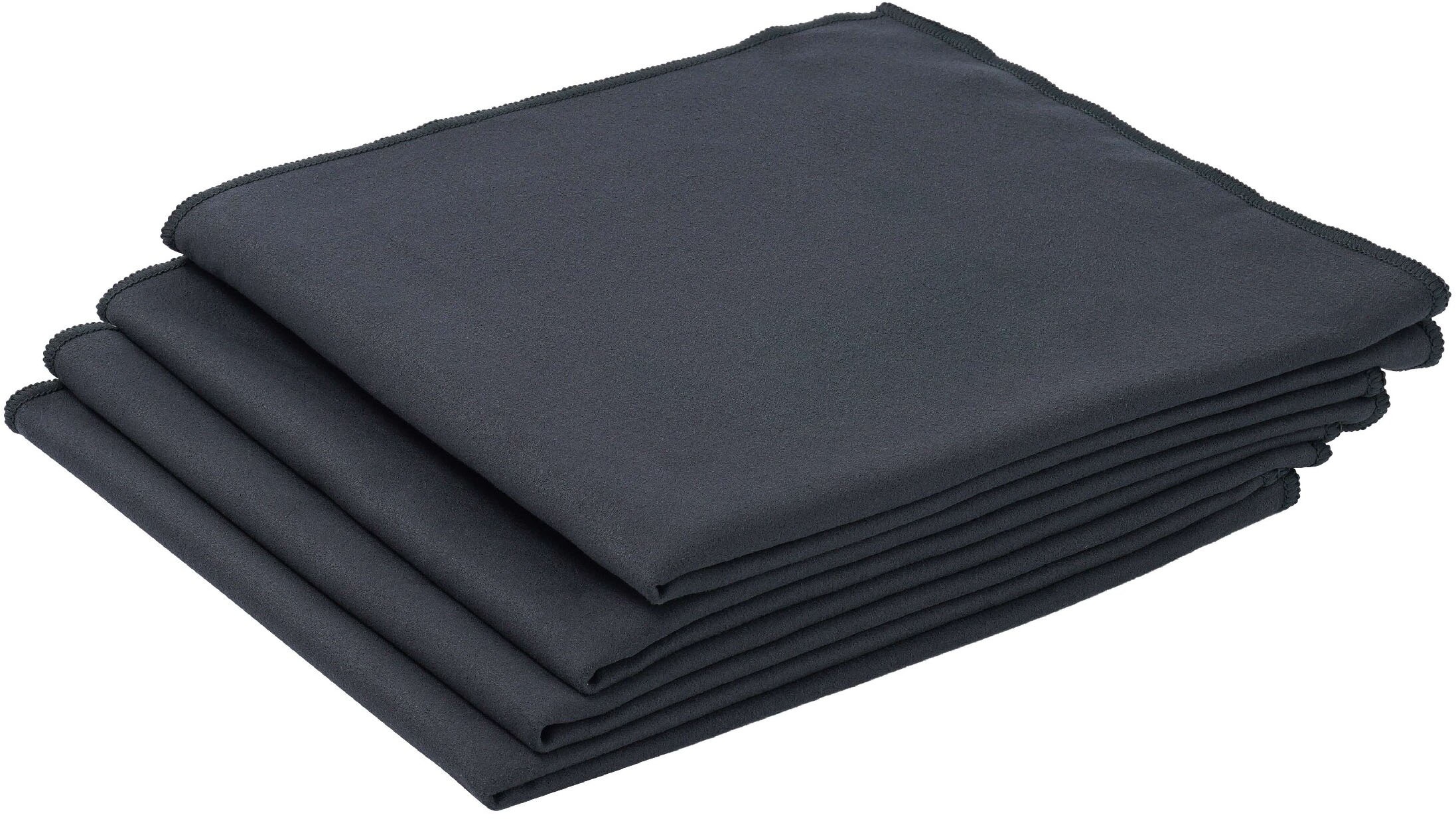 GOODproduct Handtücher »Leoa, diverse Grössen, Sporthandtuch, Reisehandtuch, Strandtuch« sehr leicht, kompakt, schnelltrocknend, Mikrofaser mit Kontrastnaht