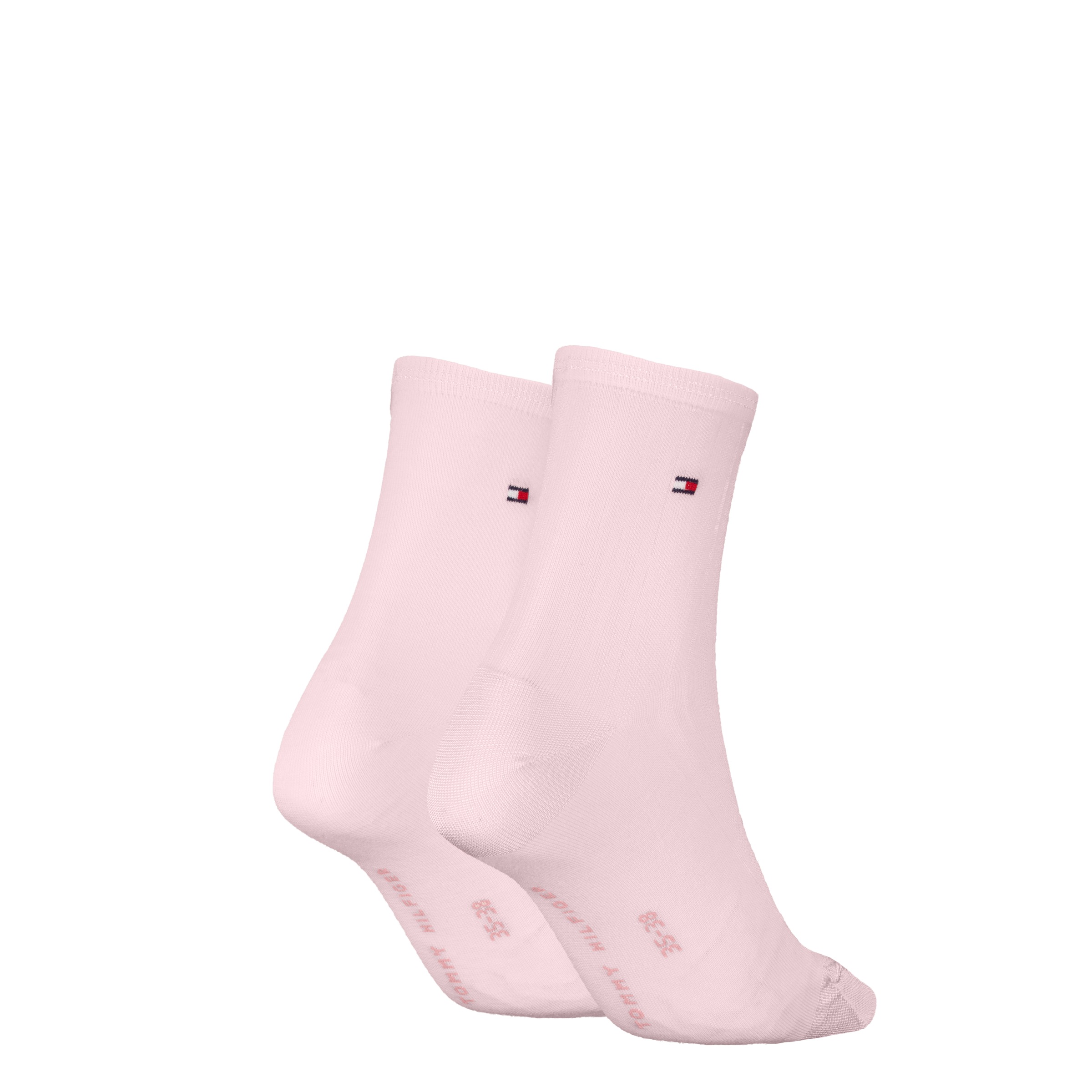Tommy Hilfiger Chaussettes courtes »TH WOMEN SHORT SOCK 2P SHINE« 2 Paar,  mit feinem Rippendetail