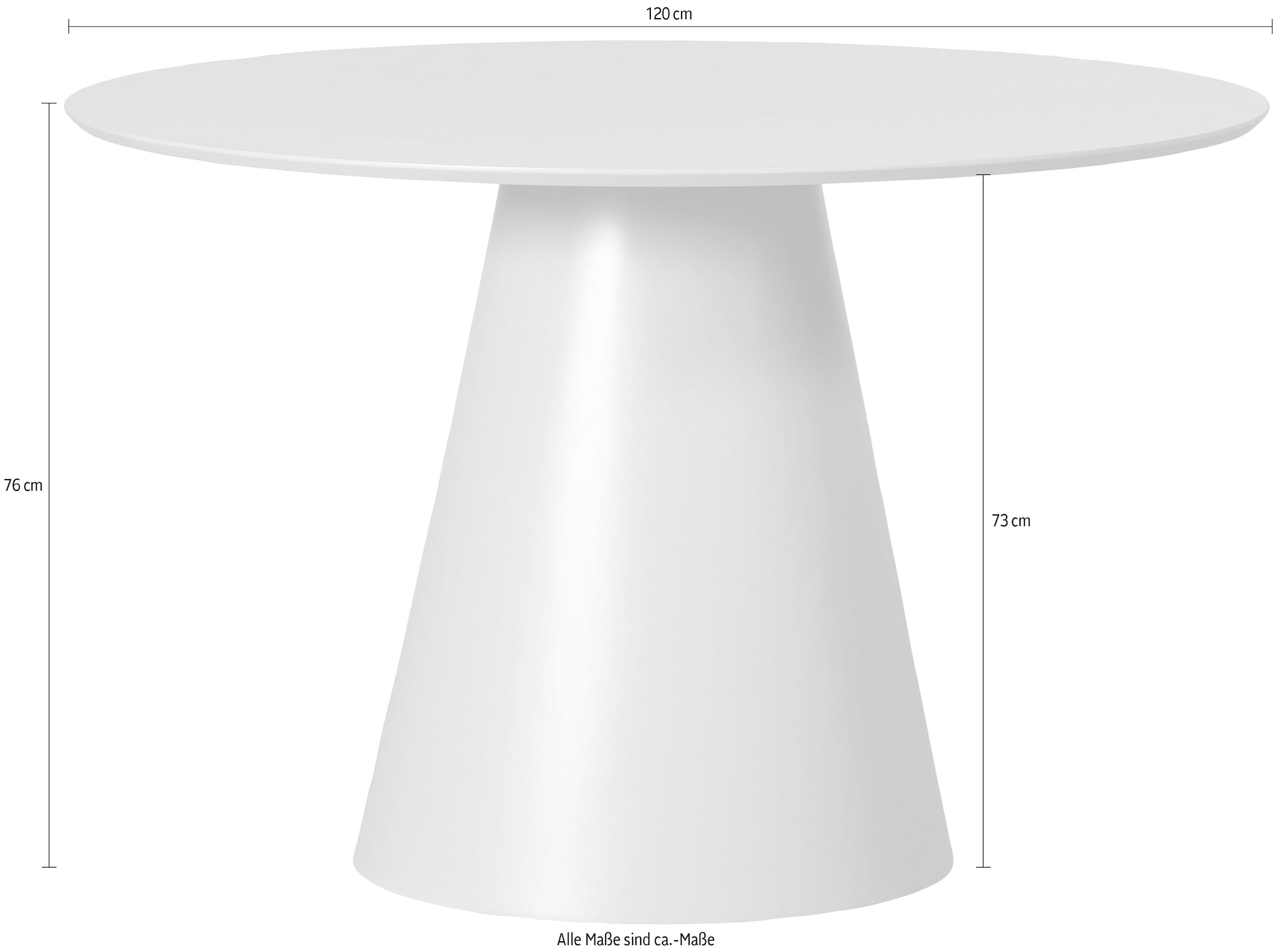 WOOOD Esstisch »Jorre« genügend Platz für 4-5 Personen, H 76 cm x Ø 120 cm