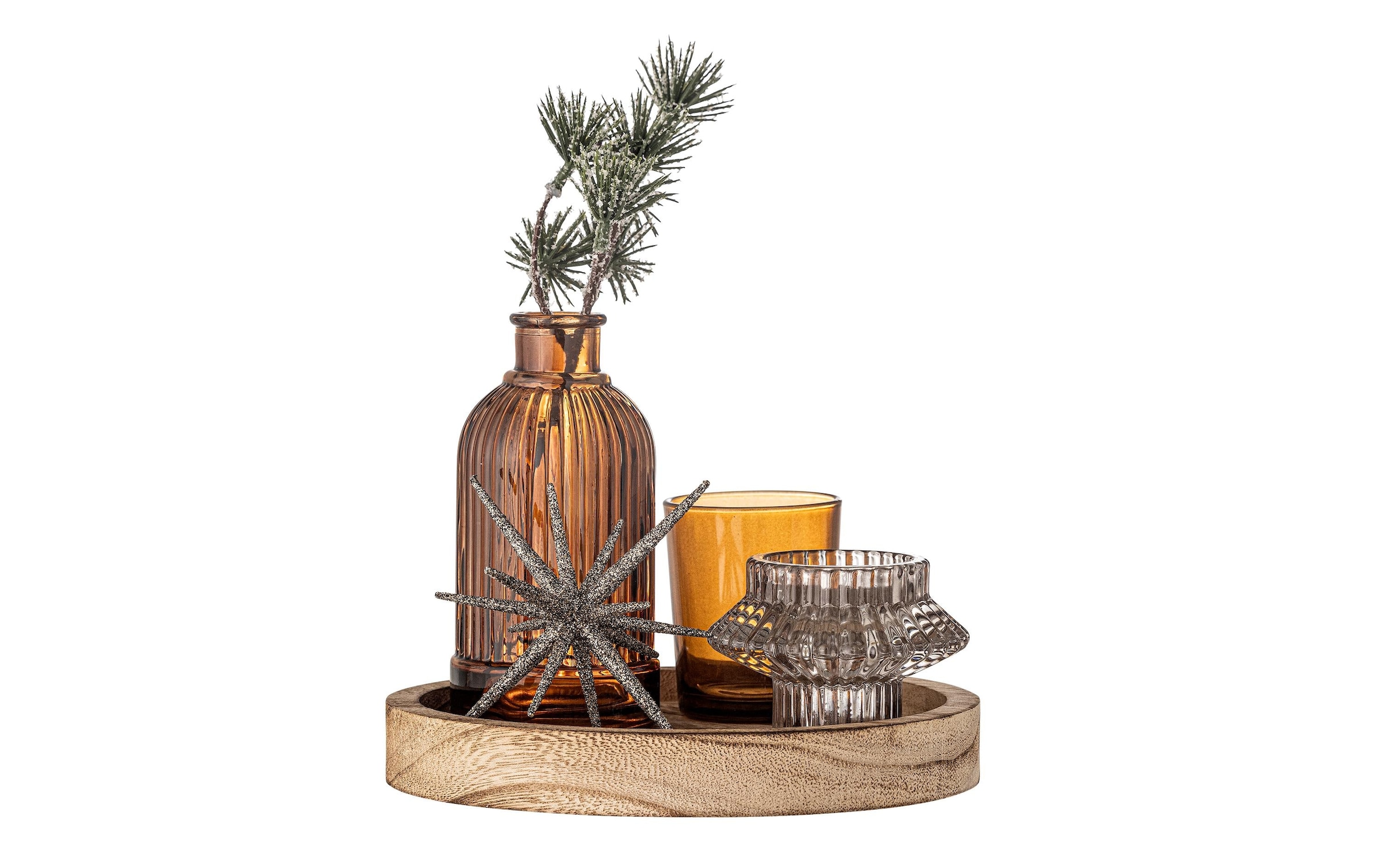 Bloomingville Plateau »Bloomingville Weihnachtsdeko Sanga 6-teilig«