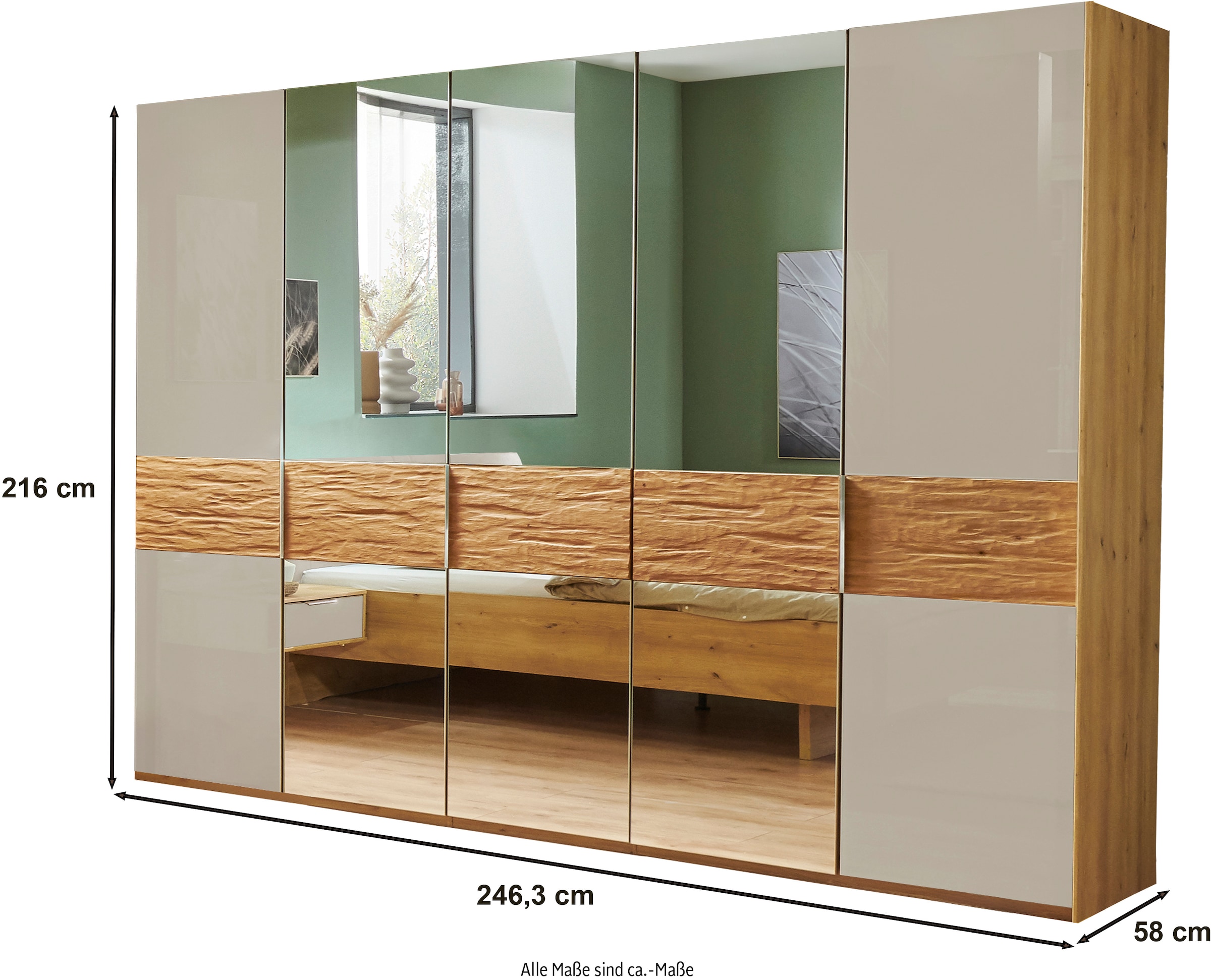 WIEMANN Kleiderschrank »Cordoba« inkl. Türendämpfung