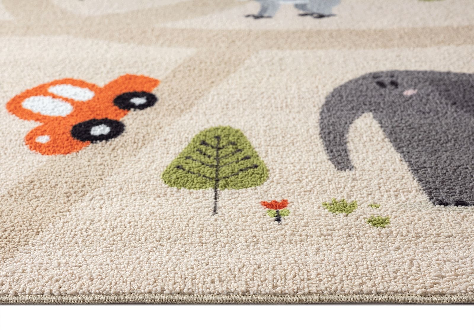 the carpet Tapis »Happy Life« Rond 4 mm Höhe Life Kinderzimmer Teppich Spielteppich pflegeleicht