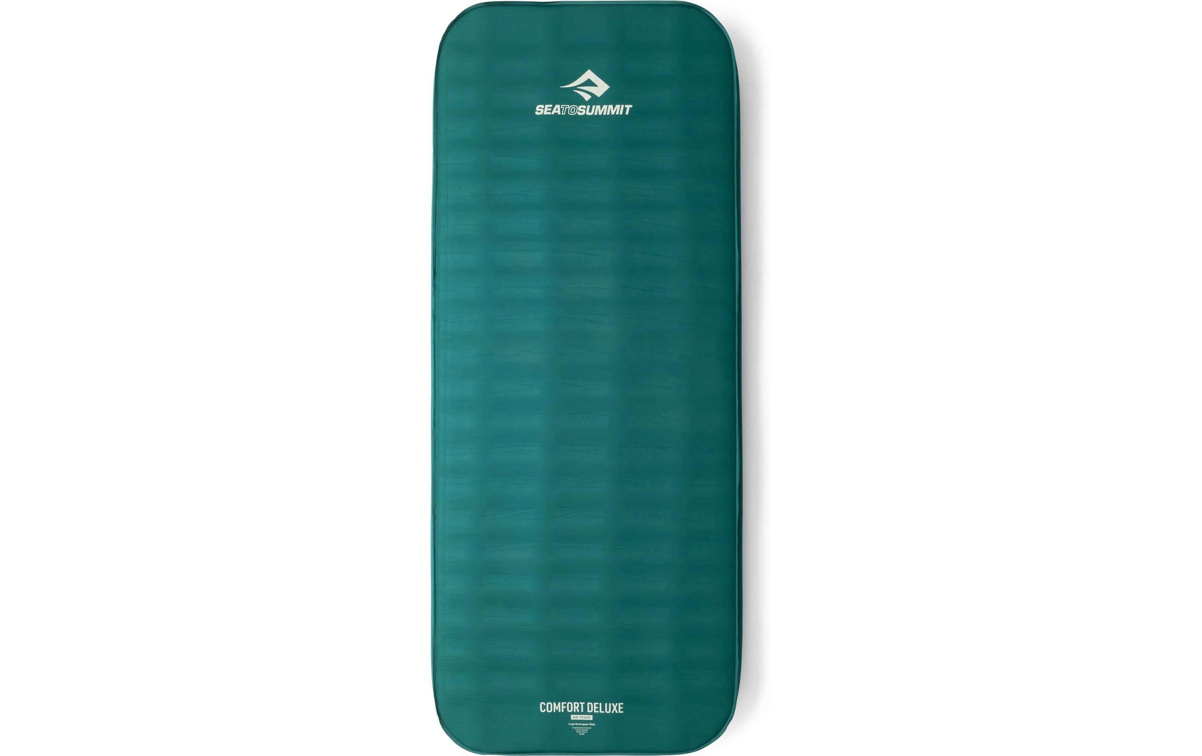 sea to summit Matelas à air »Comfort Deluxe Mat Large Rectangular« Bequeme selbstaufblasende Isomatte, Rain Forest