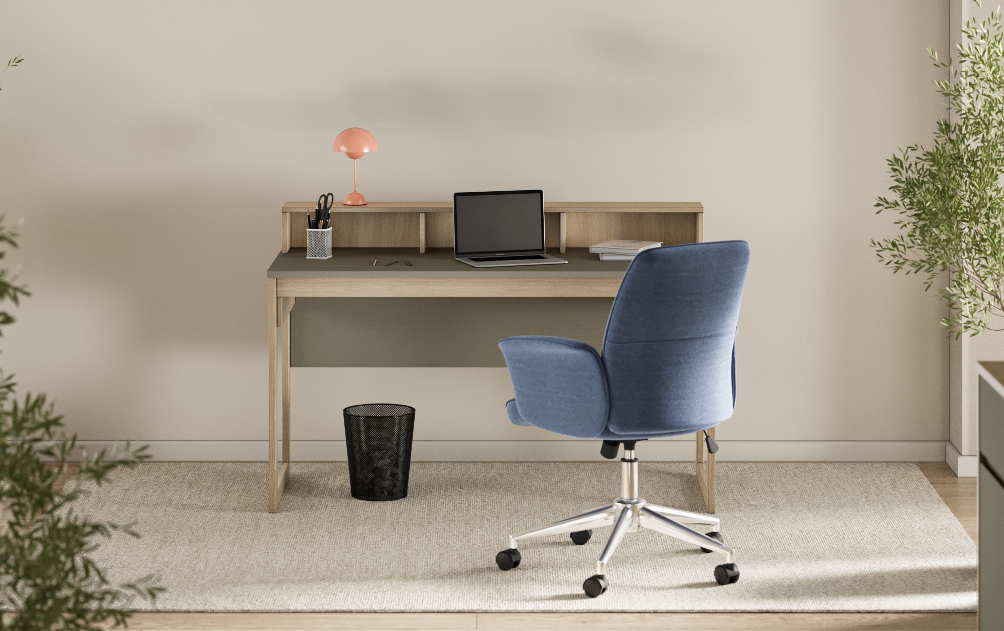 Home affaire Bureau »Stranda, Arbeitstisch im Skandi Style, Bürotisch in zwei Farben« Bureau informatique moderne, home office convivial
