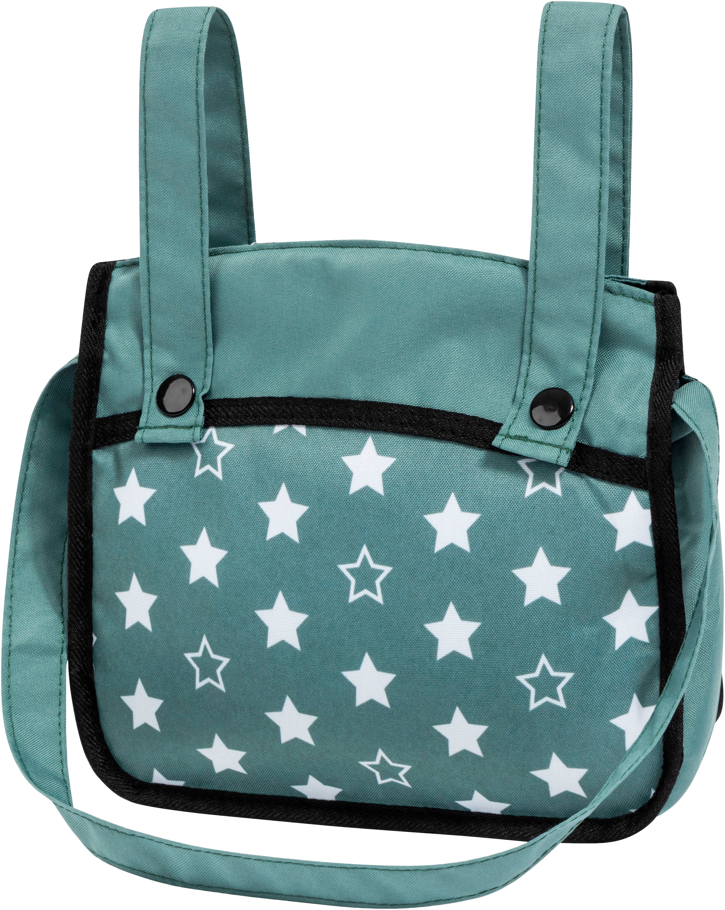 Bayer Puppen-Zwillingsbuggy »Xeo Twin grün« mit Wickeltasche