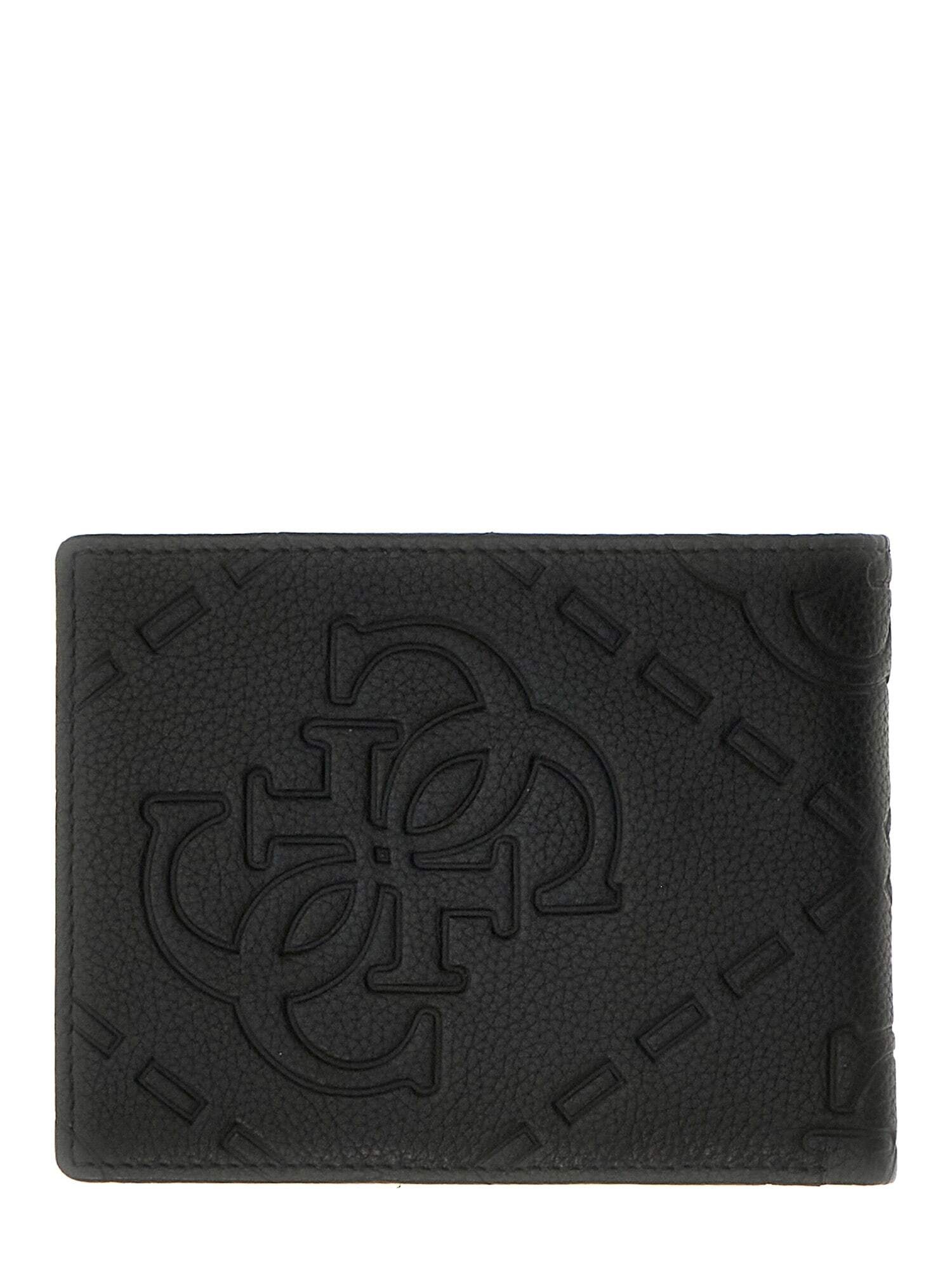 Guess Geldbörse »BOSTON BIFOLD M« Herren Geldbeutel, Portemonnaie mit modischer Logoprägung