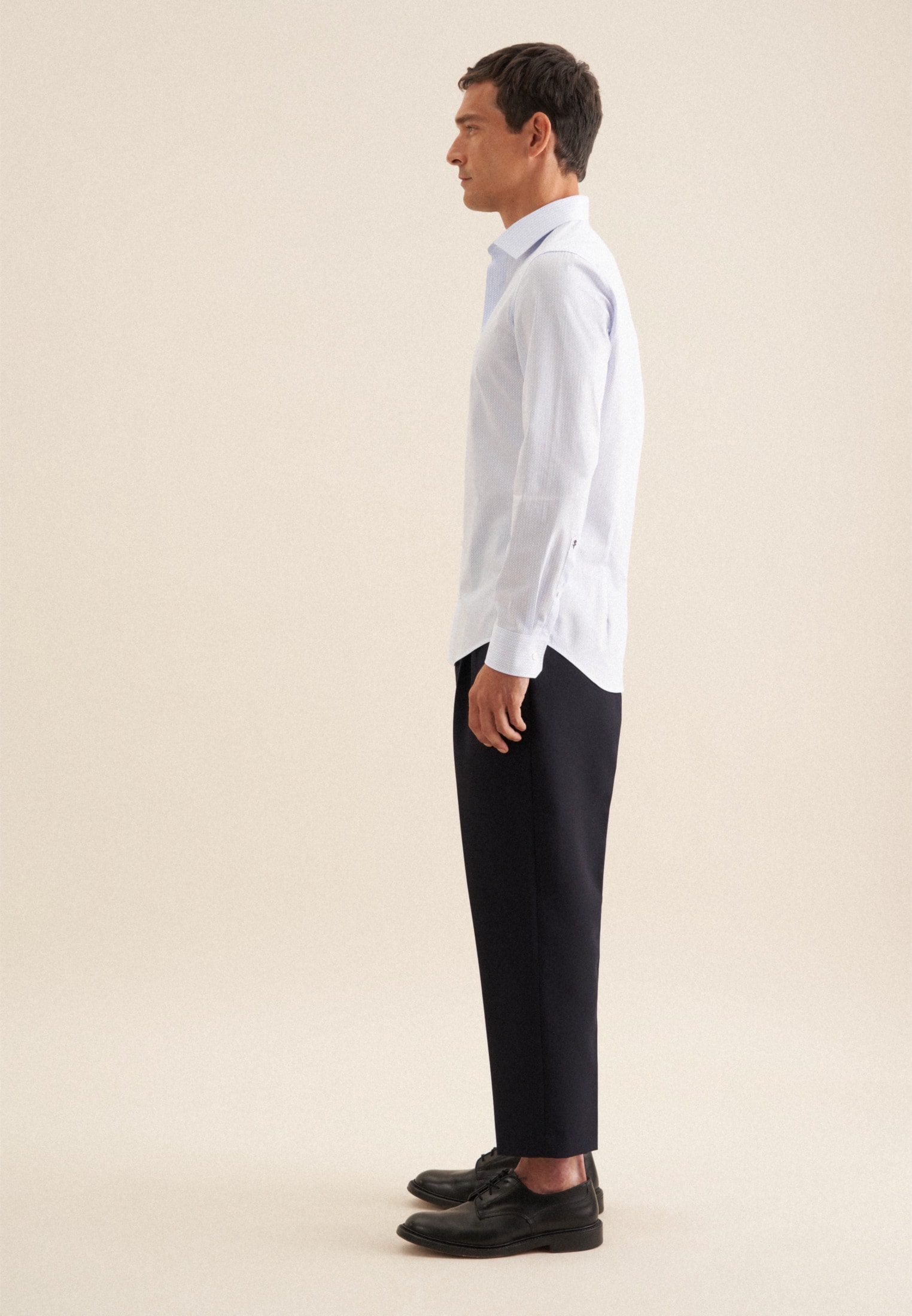 seidensticker Businesshemd »Slim« Slim 1/1 Kentkragen Druck