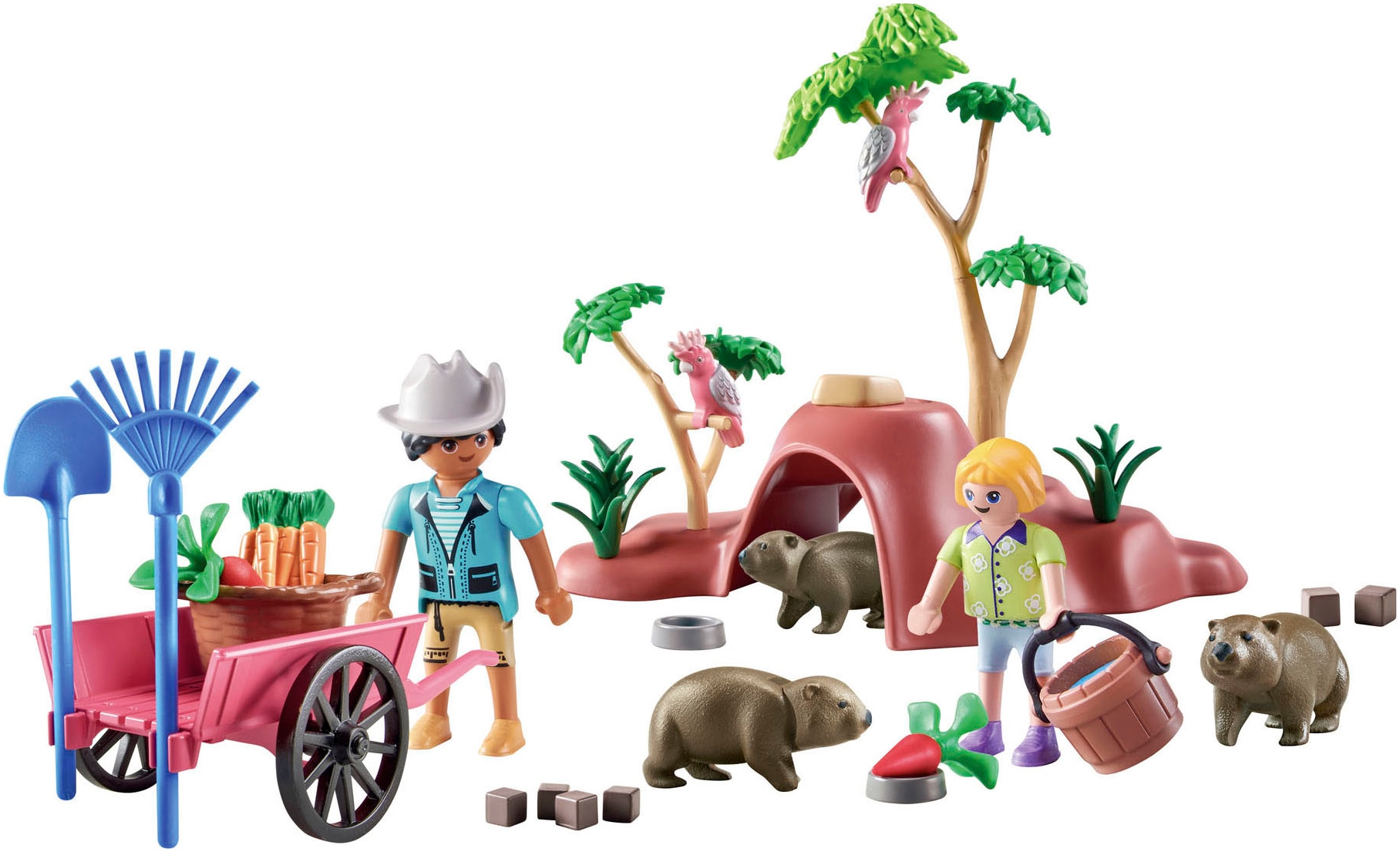 Playmobil® Jeu de construction »Wombat Unterschlupf (71625), Wiltopia« Made in Germany