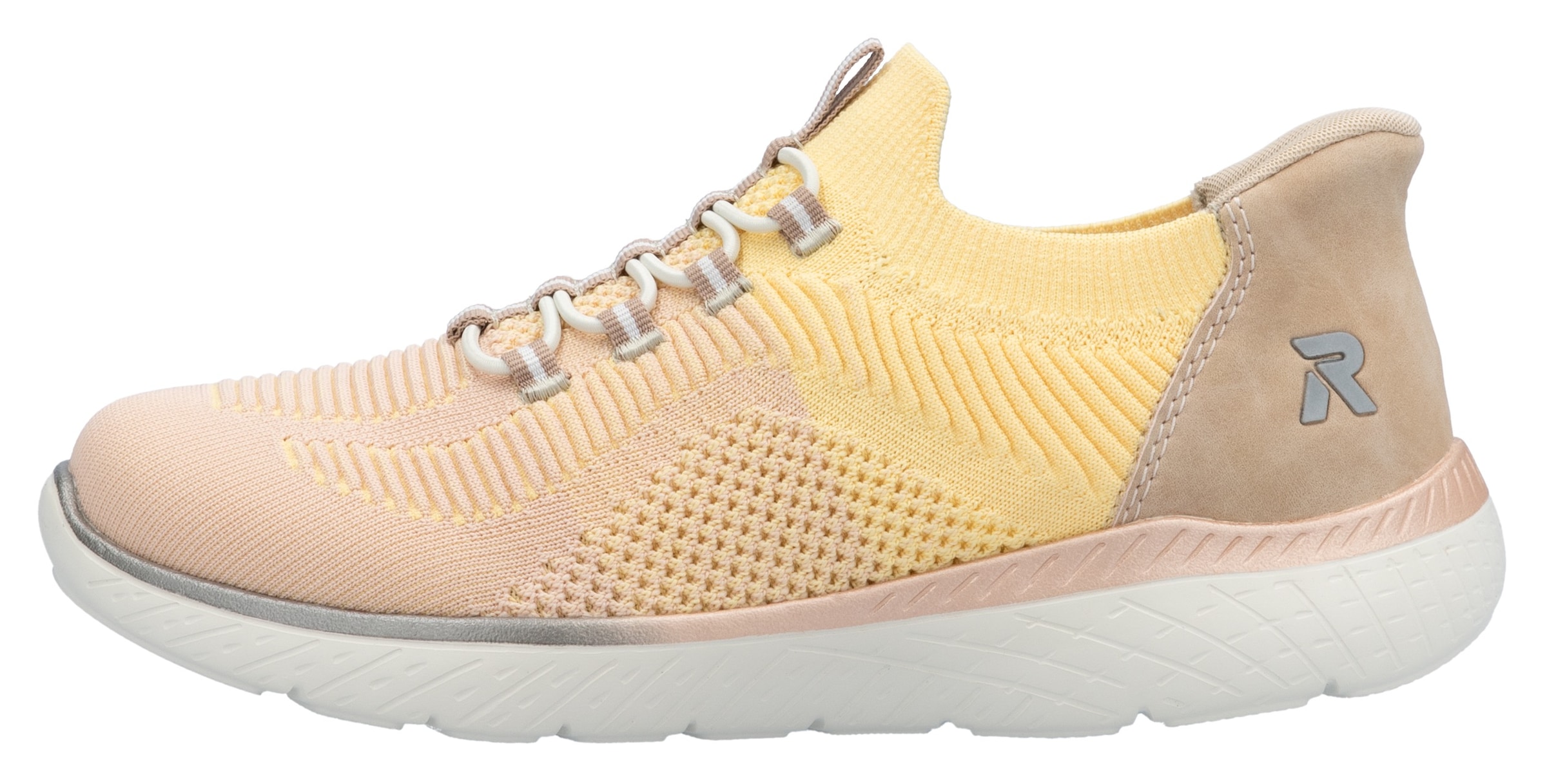 RIEKER Sport Baskets slip-on »Ready2GO«  , chaussure basse, chaussure de loisirs, mocassin avec semelle intérieure MemoSoft