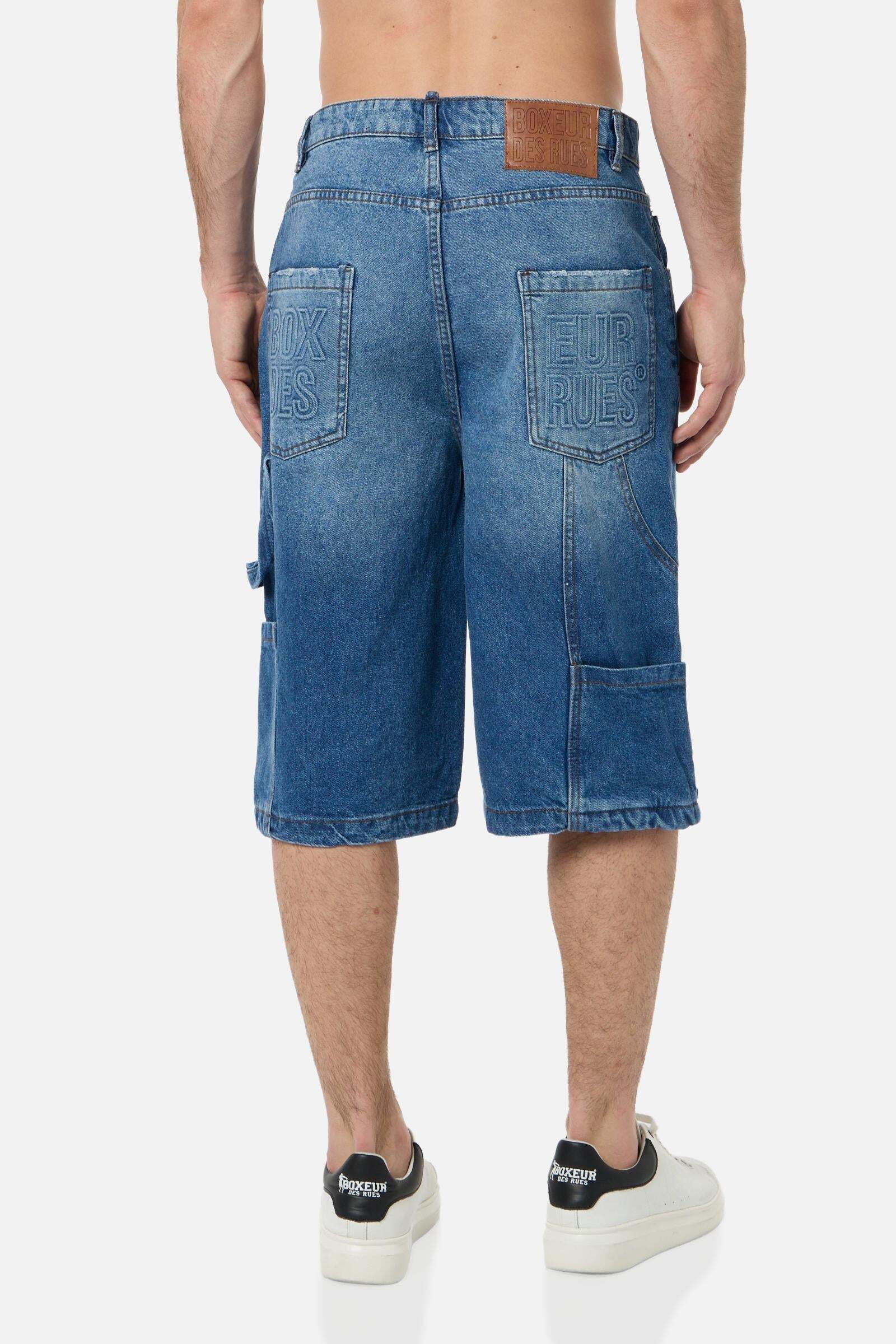 BOXEUR DES RUES Regular-fit-Jeans »BOXEUR DES RUES Jeansshorts Double Knee Carpenter«