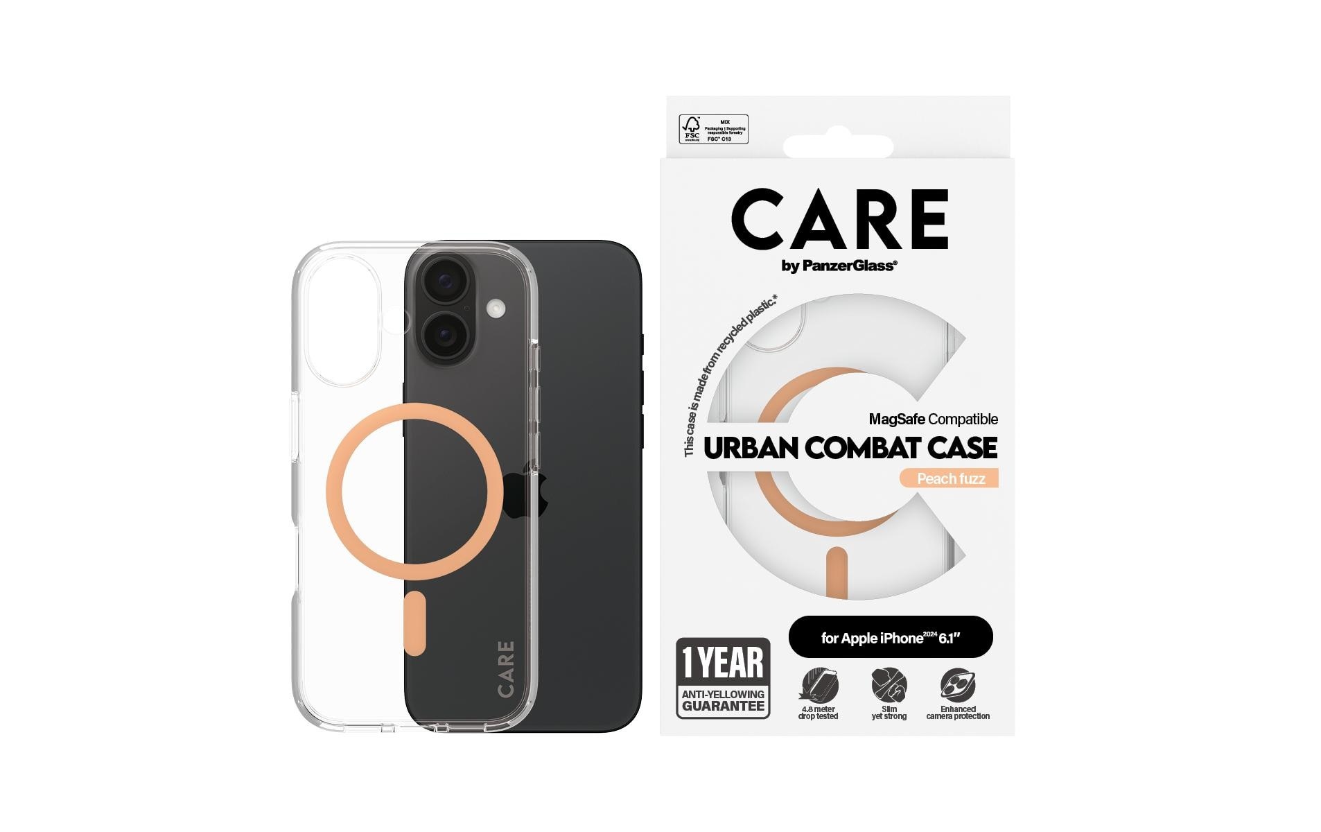 CARE by PanzerGlass Backcover »Flagship iPhone 16« iPhone 16