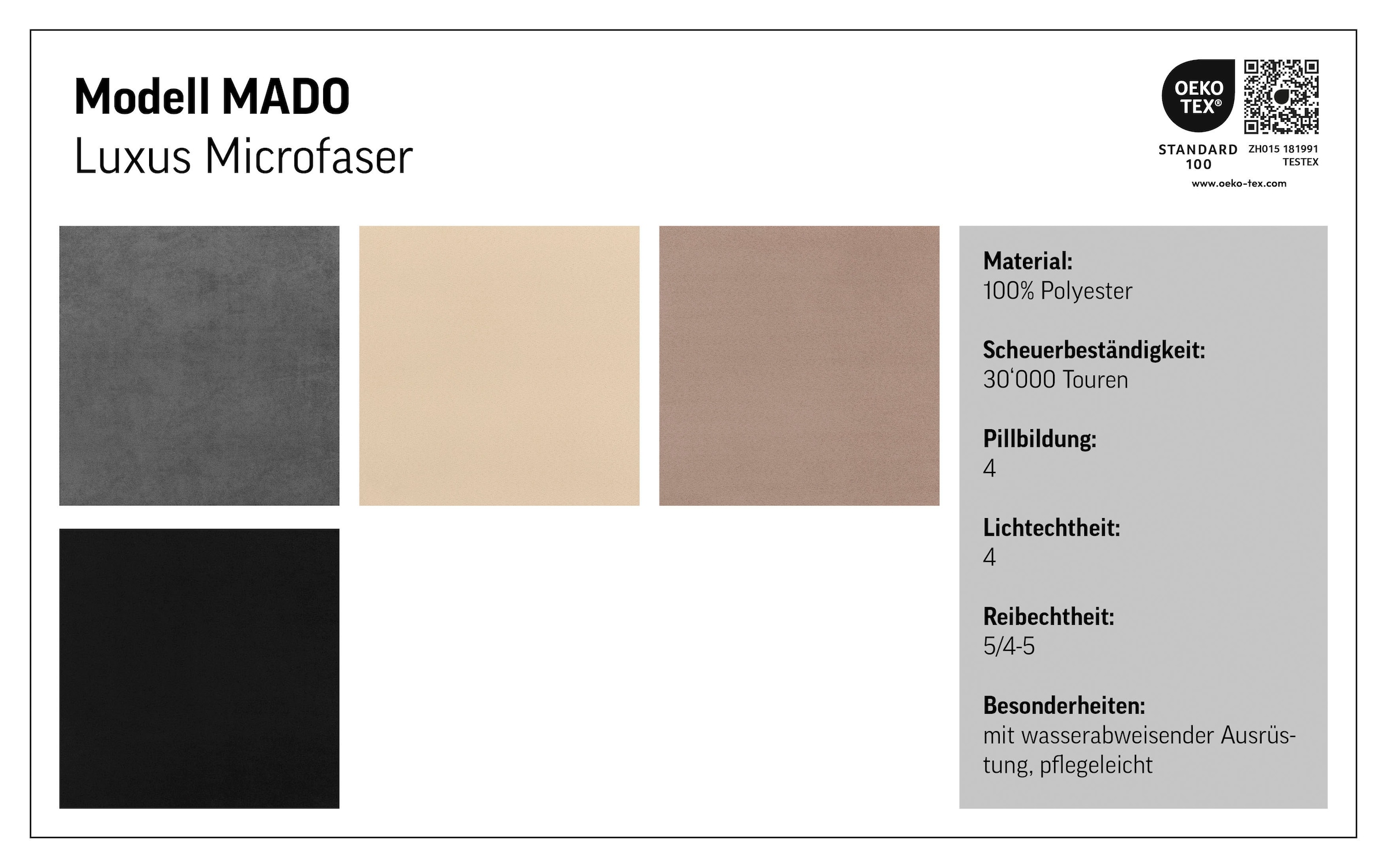 COTTA 2-places »Mado, Breite 163 cm« verschiedene Sofas individuell kombinierbar