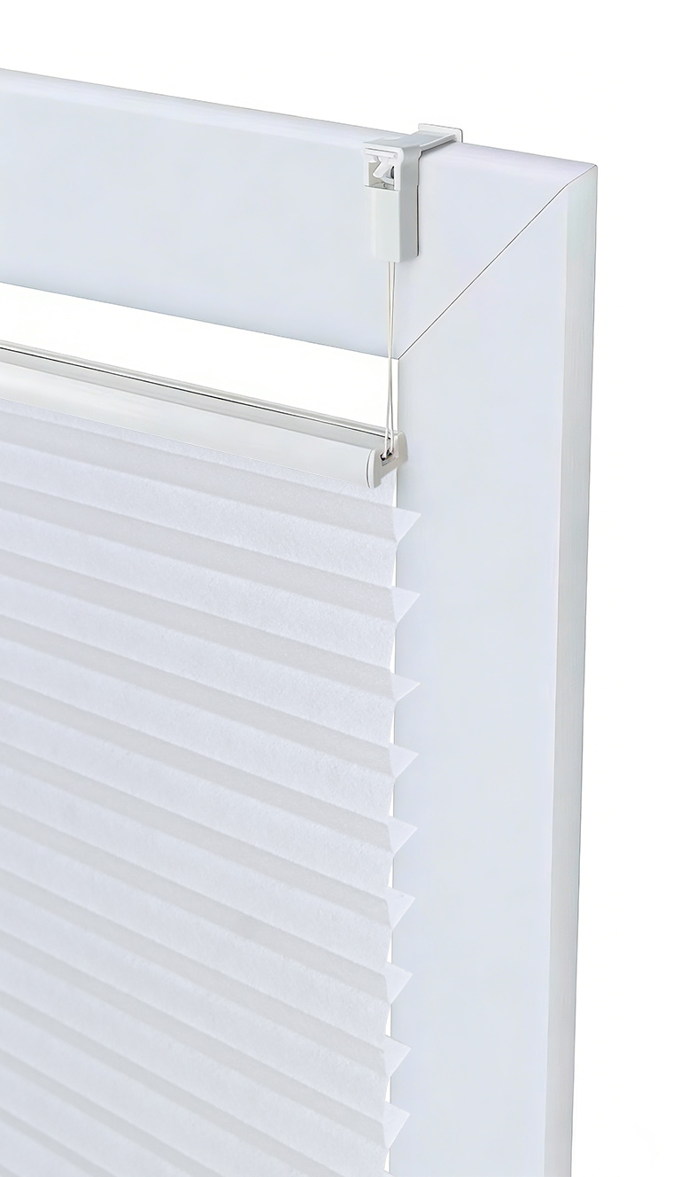 GOODproduct Plissee »LORRANA« Lichtschutz ohne Bohren verspannt Fixmass, moderner Lichtschutz, flexibel verspannt - NEUHEIT!