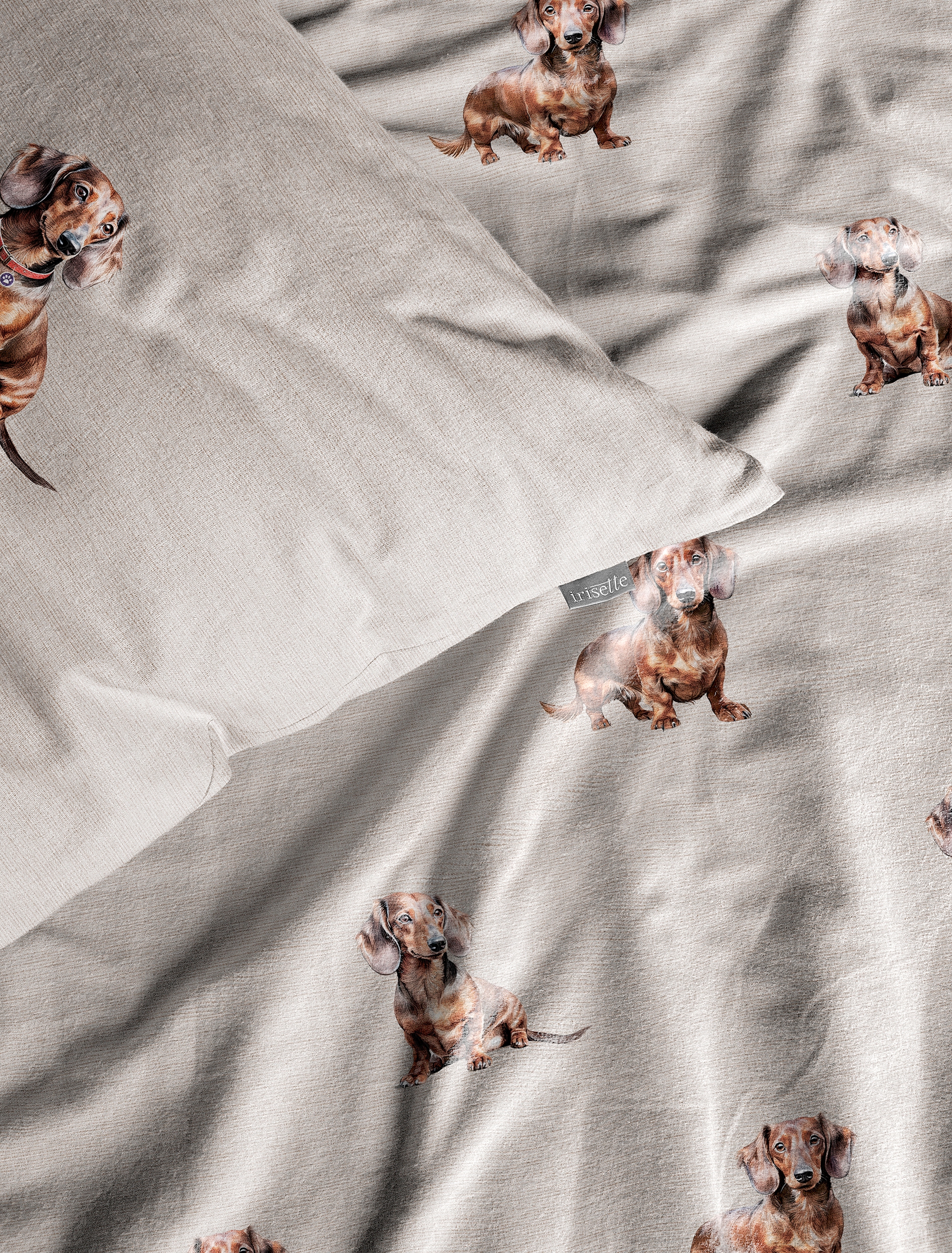 Irisette Linge de lit »Zobel 8921« 2 Coton pelucheux, en 2 pièces, doux comme du velours