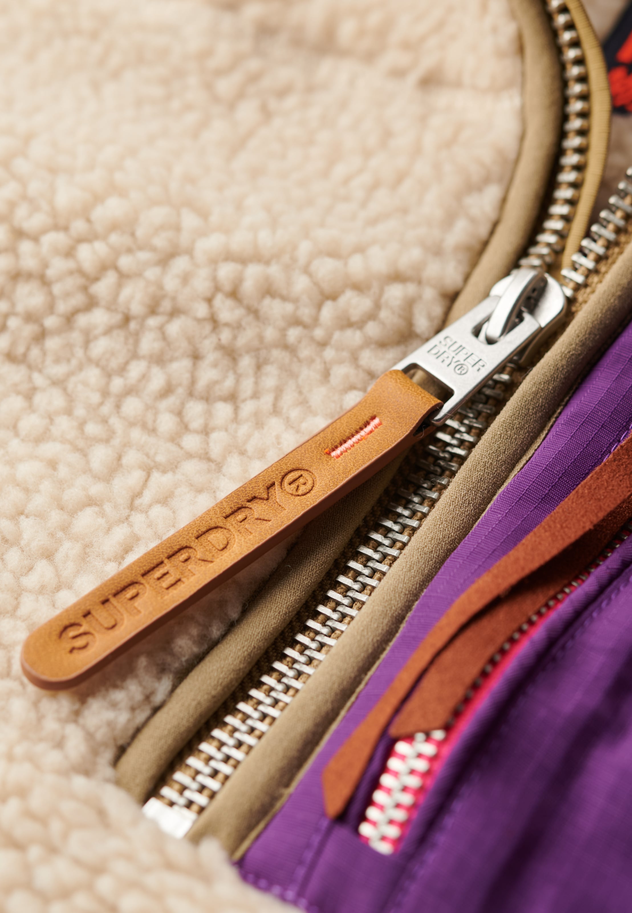 Superdry Pull en polaire »VINTAGE RETRO HALF ZIP FLEECE«
