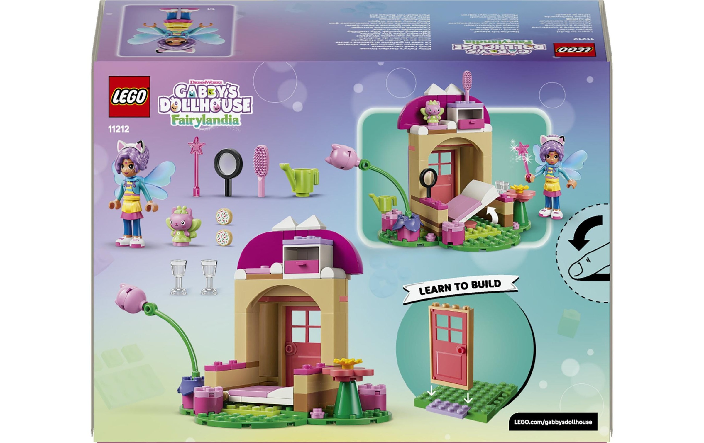LEGO® Konstruktionsspielsteine »Kitty Fees Gartenhaus (11212), LEGO Gabby's Dollhouse« Made in Europe