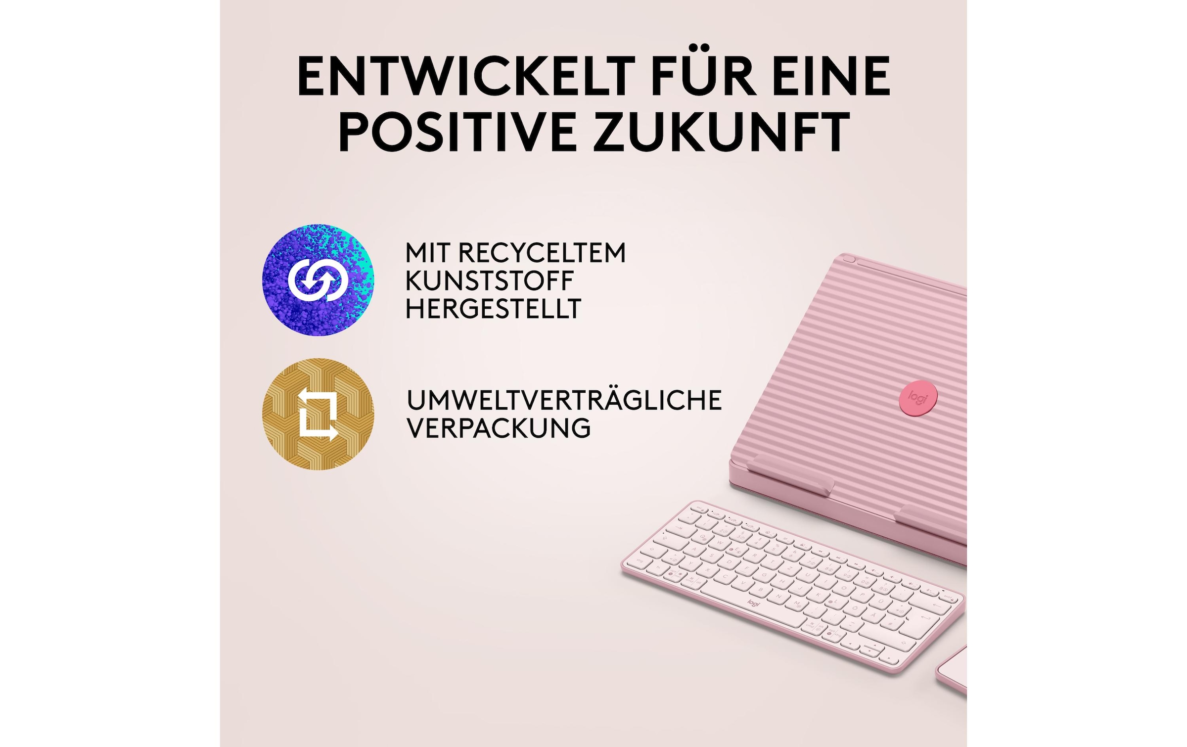Logitech Clavier de tablette »Cover Casa Pop-Up Desk« ()