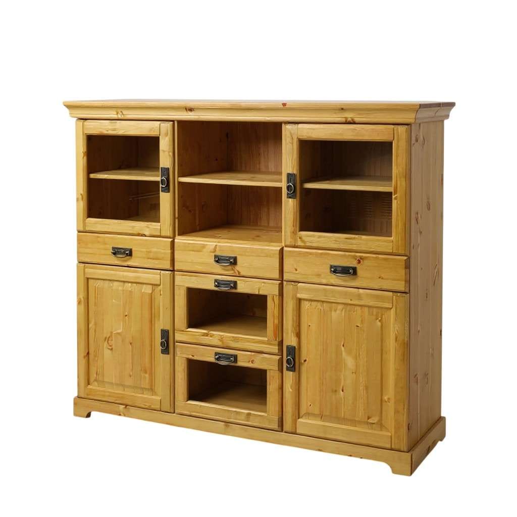 GOODproduct Sideboard »Rügen« aus massiver Kiefer, Breite 145 cm, made in EU