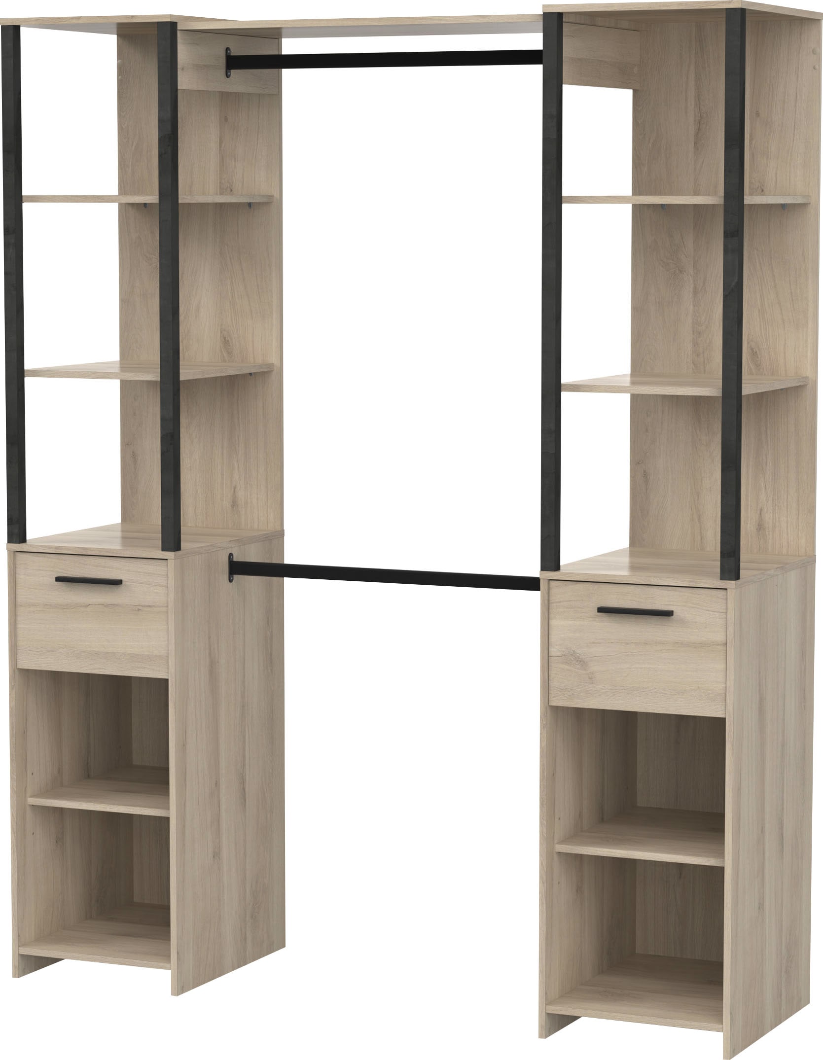 Demeyere GROUP Armoire à rideaux »Gary« L/H/P env. 160/200/50 cm,  Design peu encombrant,