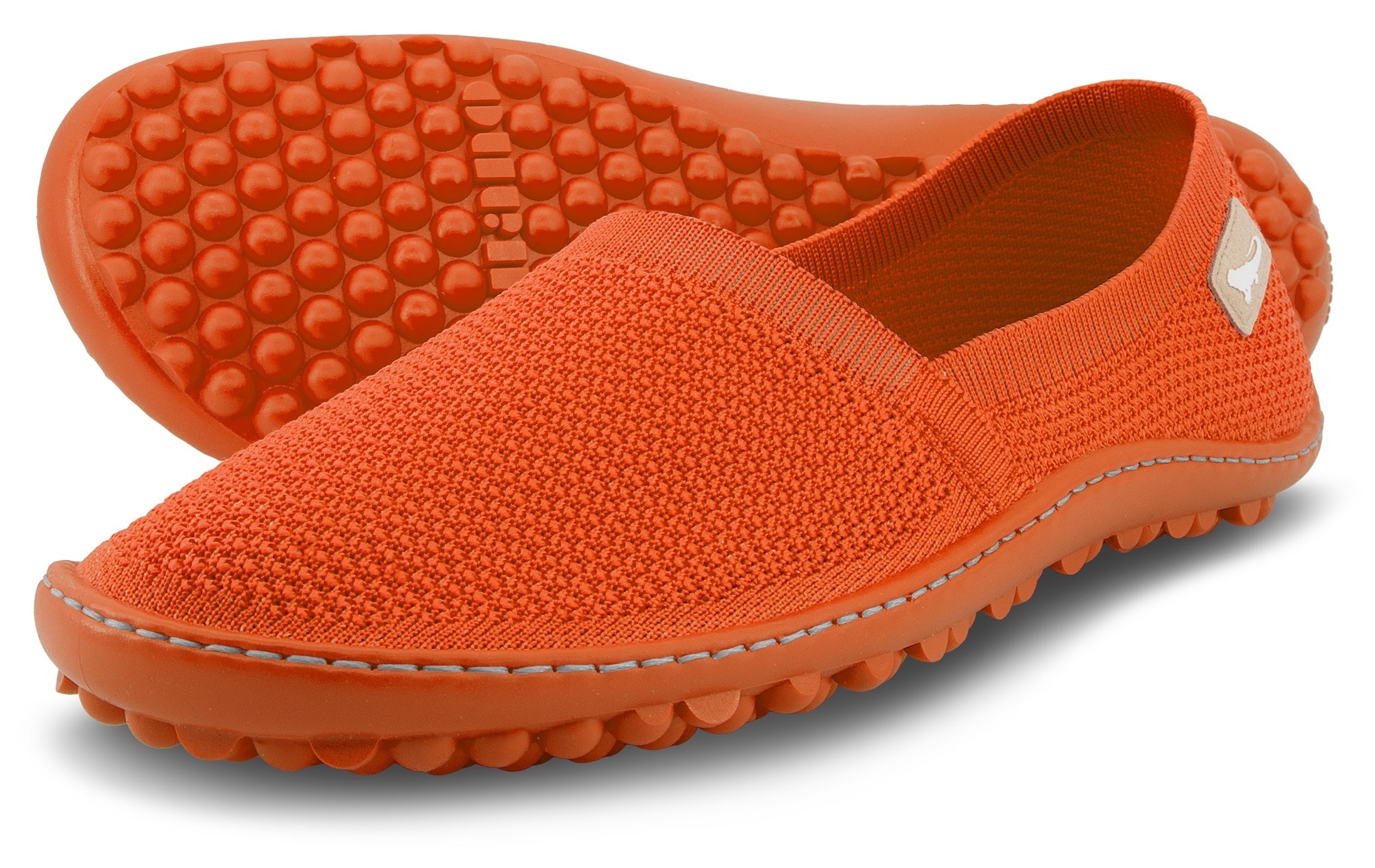 Leguano Chaussures pieds nus »FLAIR«  Mocassin, chaussure à enfiler avec écusson logo au talon