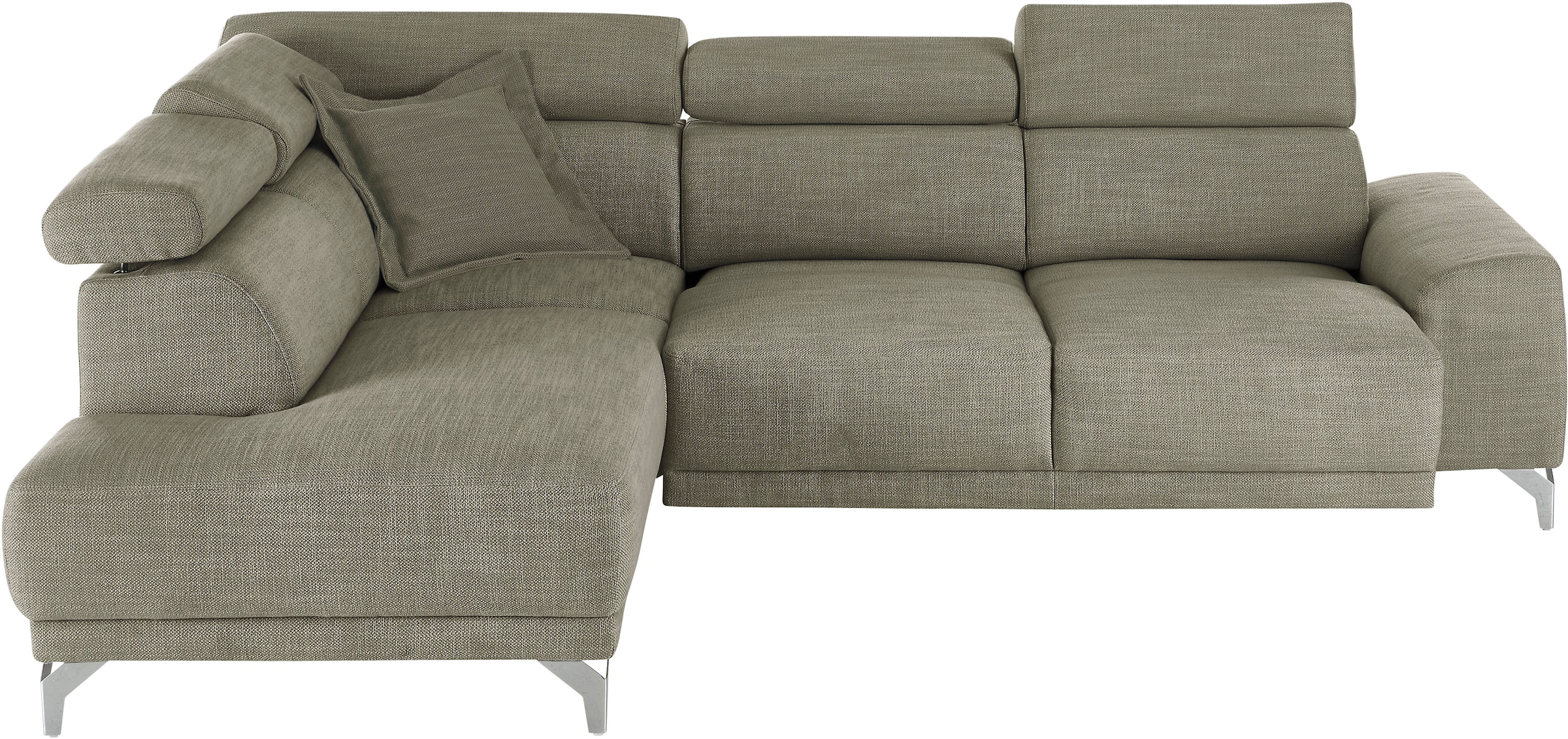 3C Candy Canapé d'angle »Greve Sofa immer mit manuelle Kopfteilverstellungen, modern, elegant« au choix avec avance de siège motorisée, confortable et intemporel, forme en L
