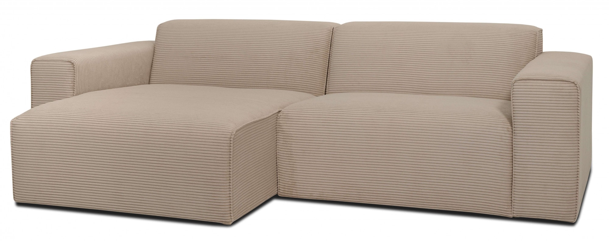GOODproduct Ecksofa »Clayton Breite 247 cm, L-form« in einem trendigen Cord-Bezug, verschiedene Kombinationen verfügbar