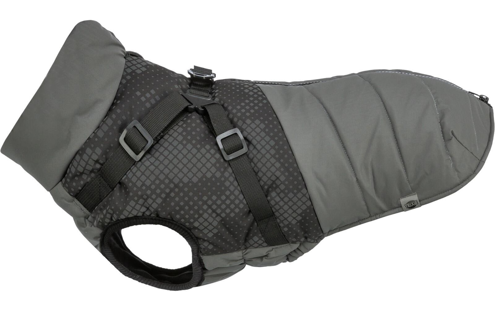 TRIXIE Imperméable pour chiens »Pontis Reflect« Wattierter und vollreflektierender Hundemantel