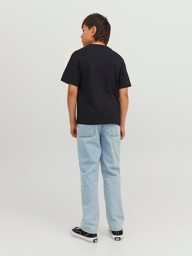 Jack & Jones Junior Shirt à col rond »JJESTAR lässig, weich, atmungsaktiv, stylisch« bedruckt, casual, relaxed fit, Rundhals
