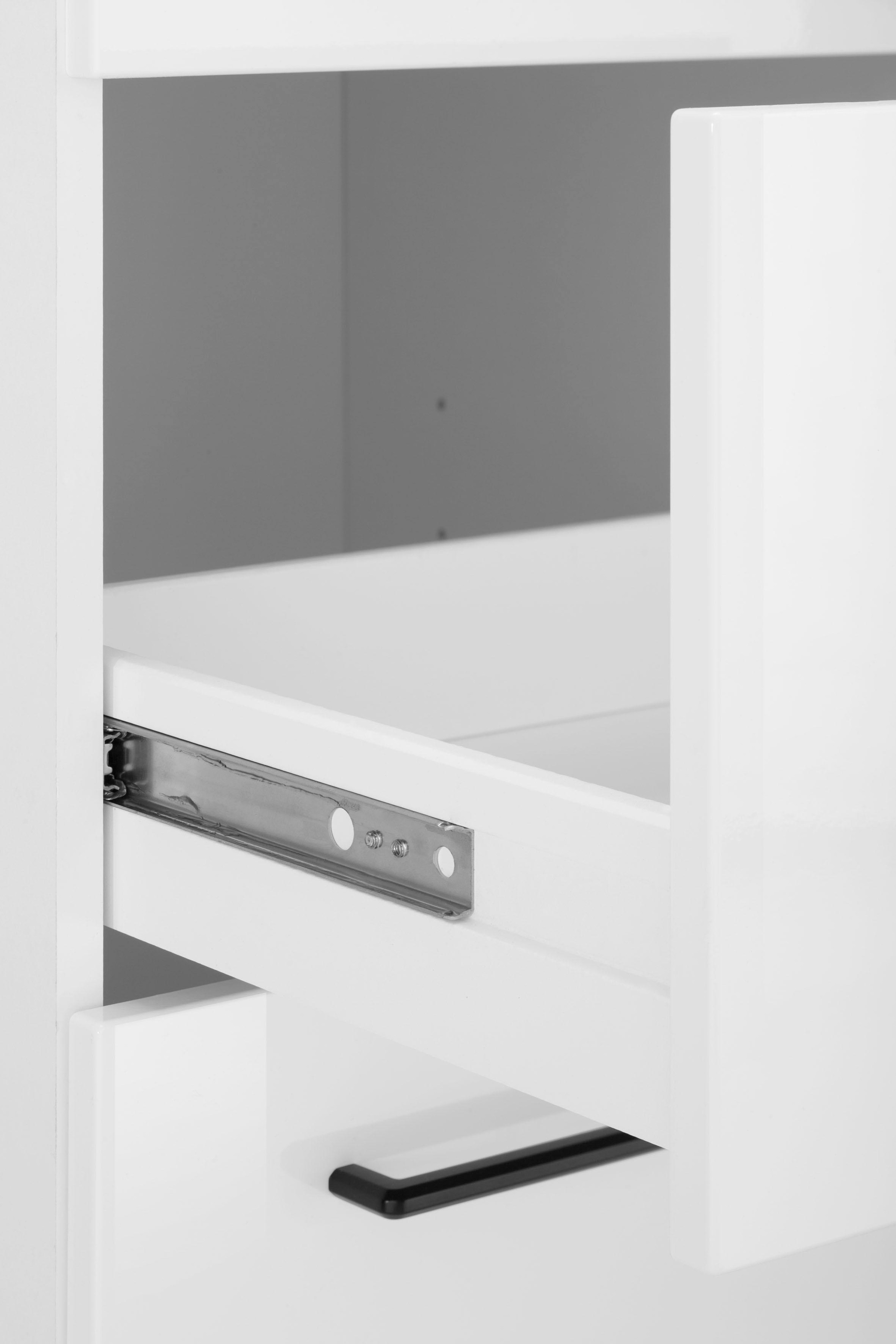 KOCHSTATION Unterschrank »KS-Tulsa« 50 cm breit, 1 Schubkasten, 2 grosse Auszüge, Metallgriff, MDF Front