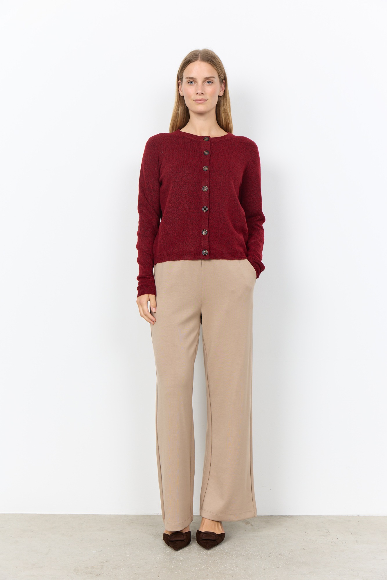 soyaconcept Strickjacke »SC-ORLEAN 2« Materialmix