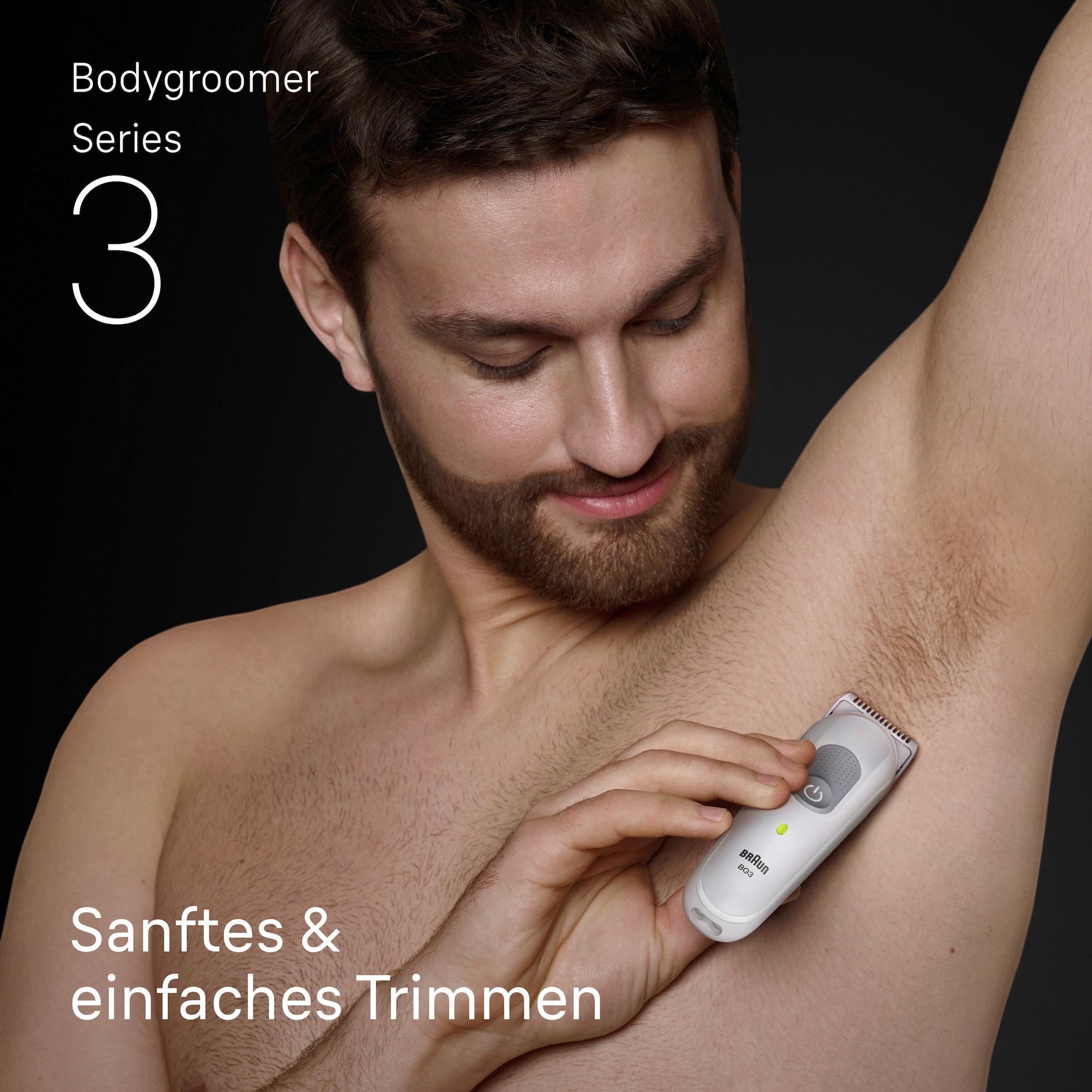 Braun Haarschneider »Bodygroomer BG3530« Extra Hautschutz, 80 Min Akkulaufzeit, wasserdicht